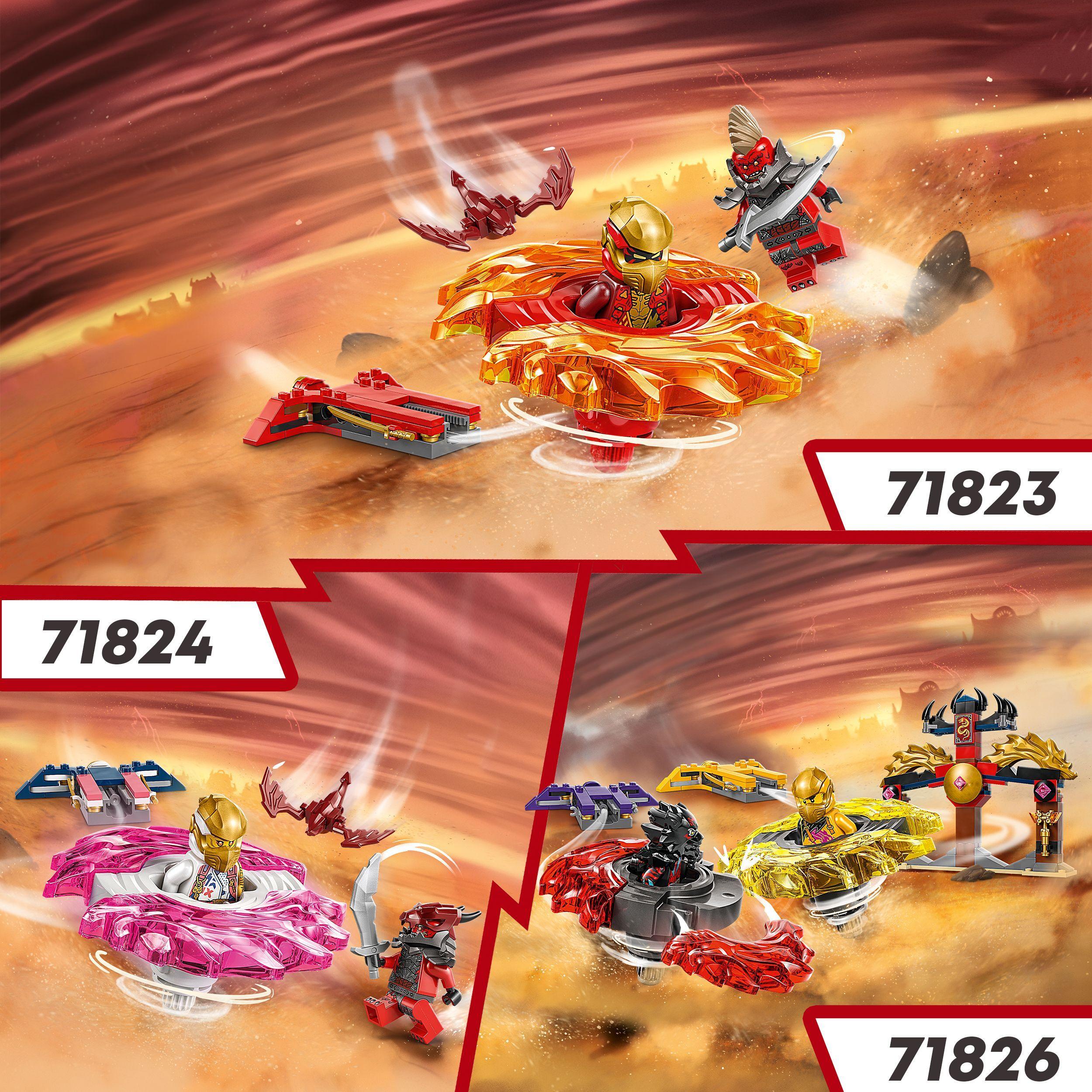 Voir la diapositive 6 : LEGO Ninjago 71823 - La toupie Spinjitzu du dragon de Kai