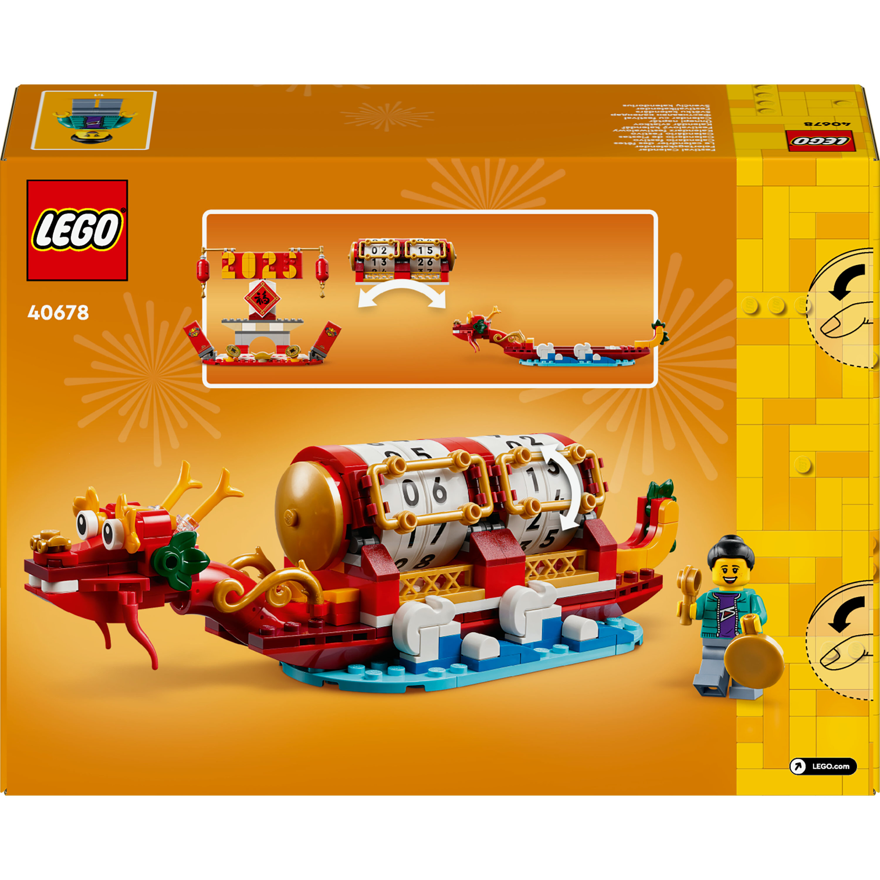 Voir la diapositive 3 : LEGO 40678 - Calendrier du Nouvel An chinois