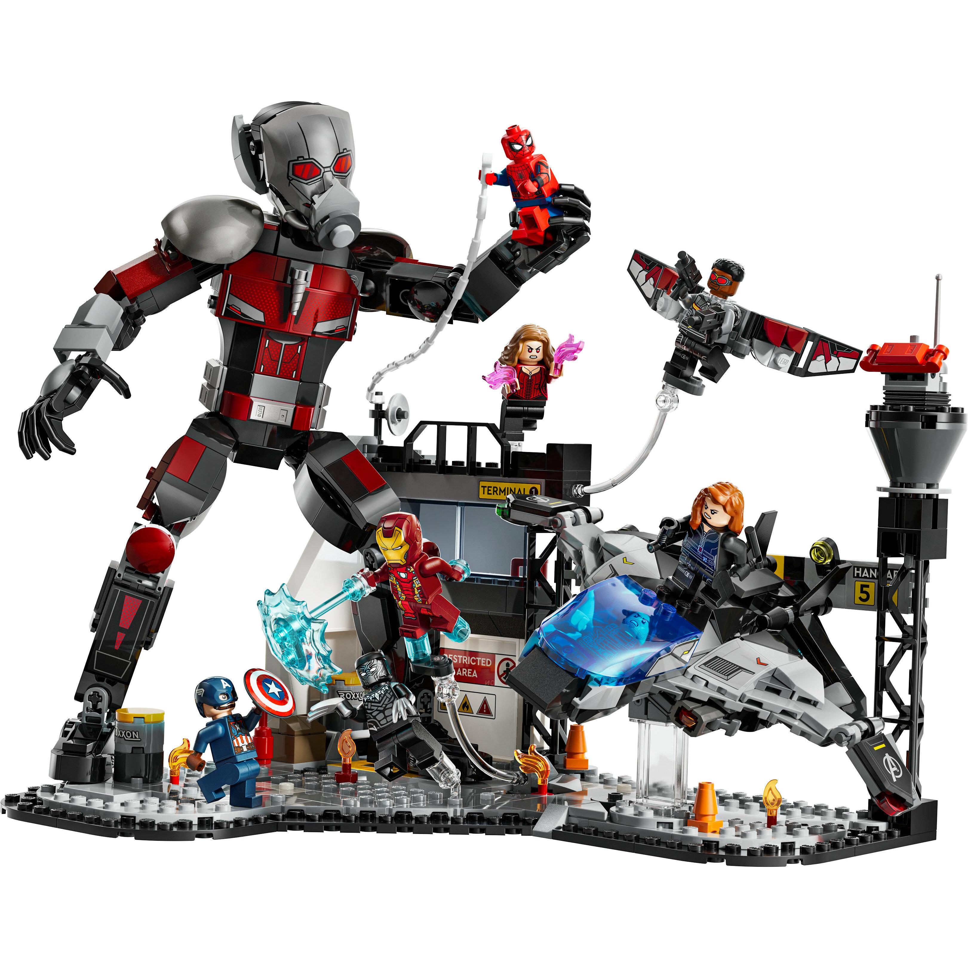 Voir la diapositive 2 : LEGO Marvel 76314 Le combat de Captain America : Civil War - Jouet pour garçon dès 10 ans