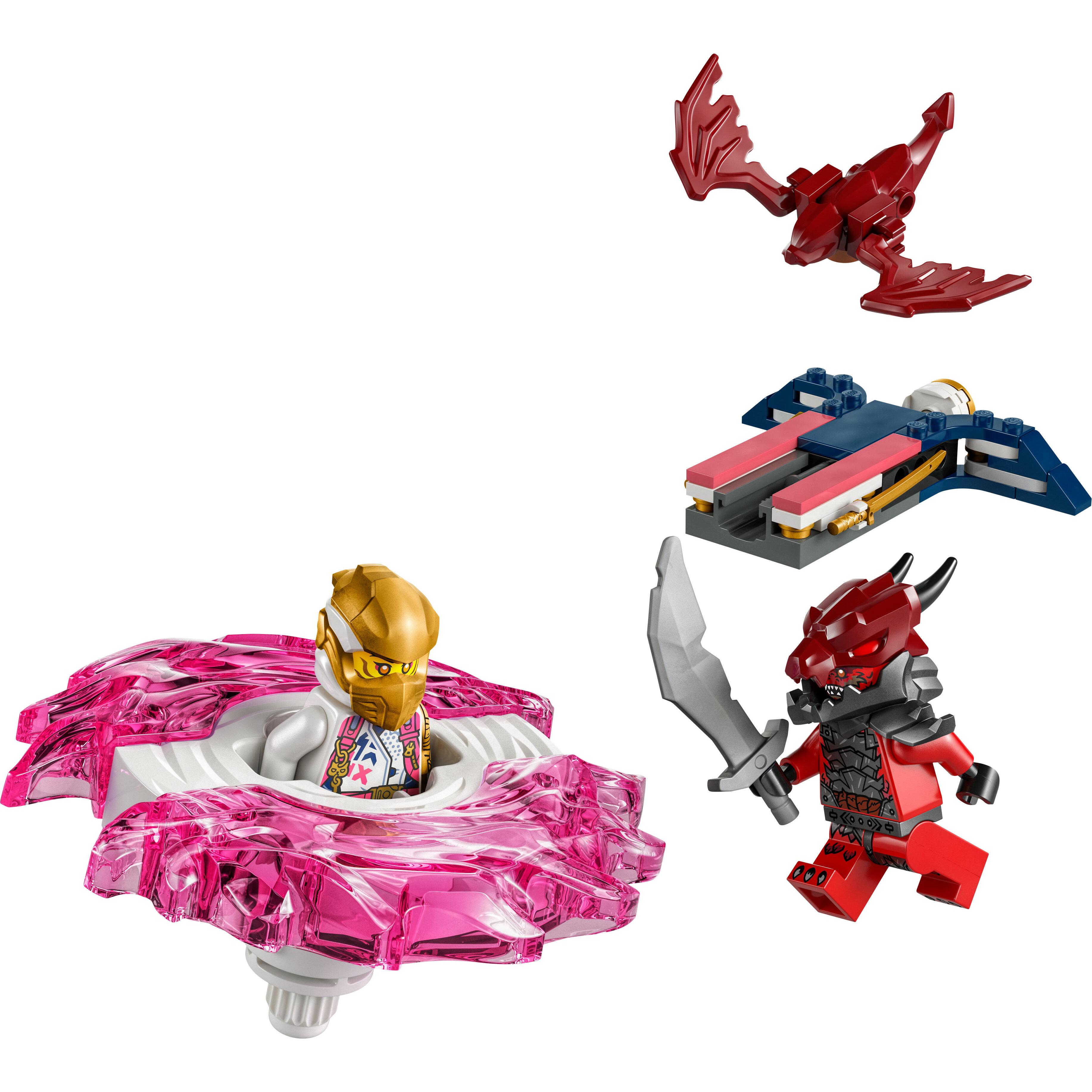 Voir la diapositive 2 : LEGO Ninjago 71824 - La Toupie Spinjitzu de Dragon de Sora