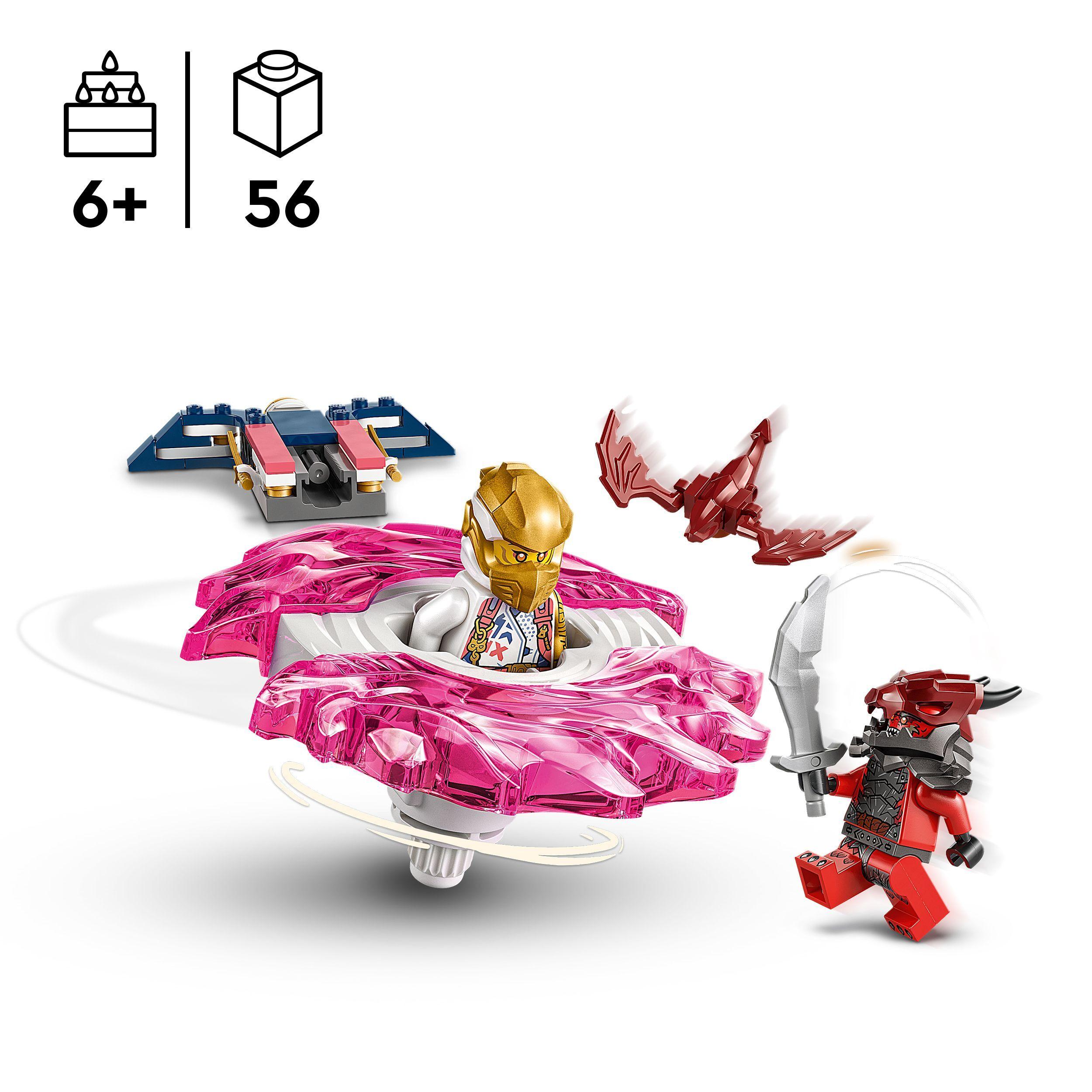 Voir la diapositive 3 : LEGO Ninjago 71824 - La Toupie Spinjitzu de Dragon de Sora