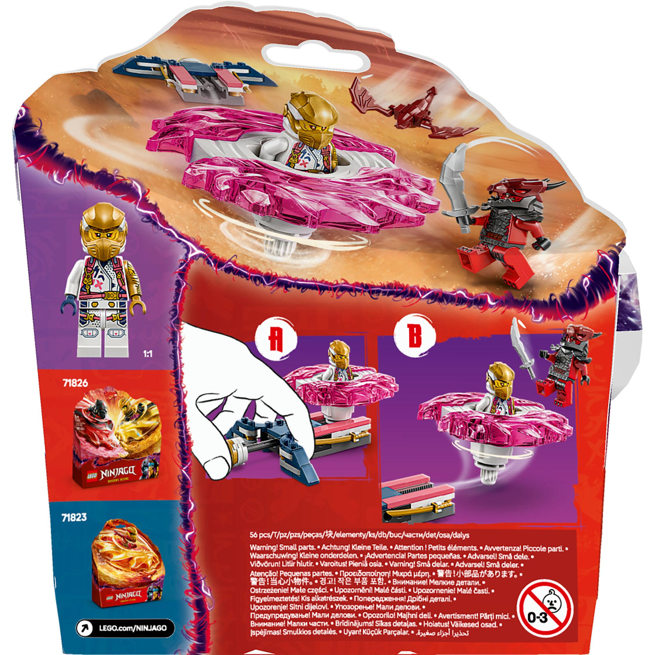 Voir la diapositive 8 : LEGO Ninjago 71824 - La Toupie Spinjitzu de Dragon de Sora