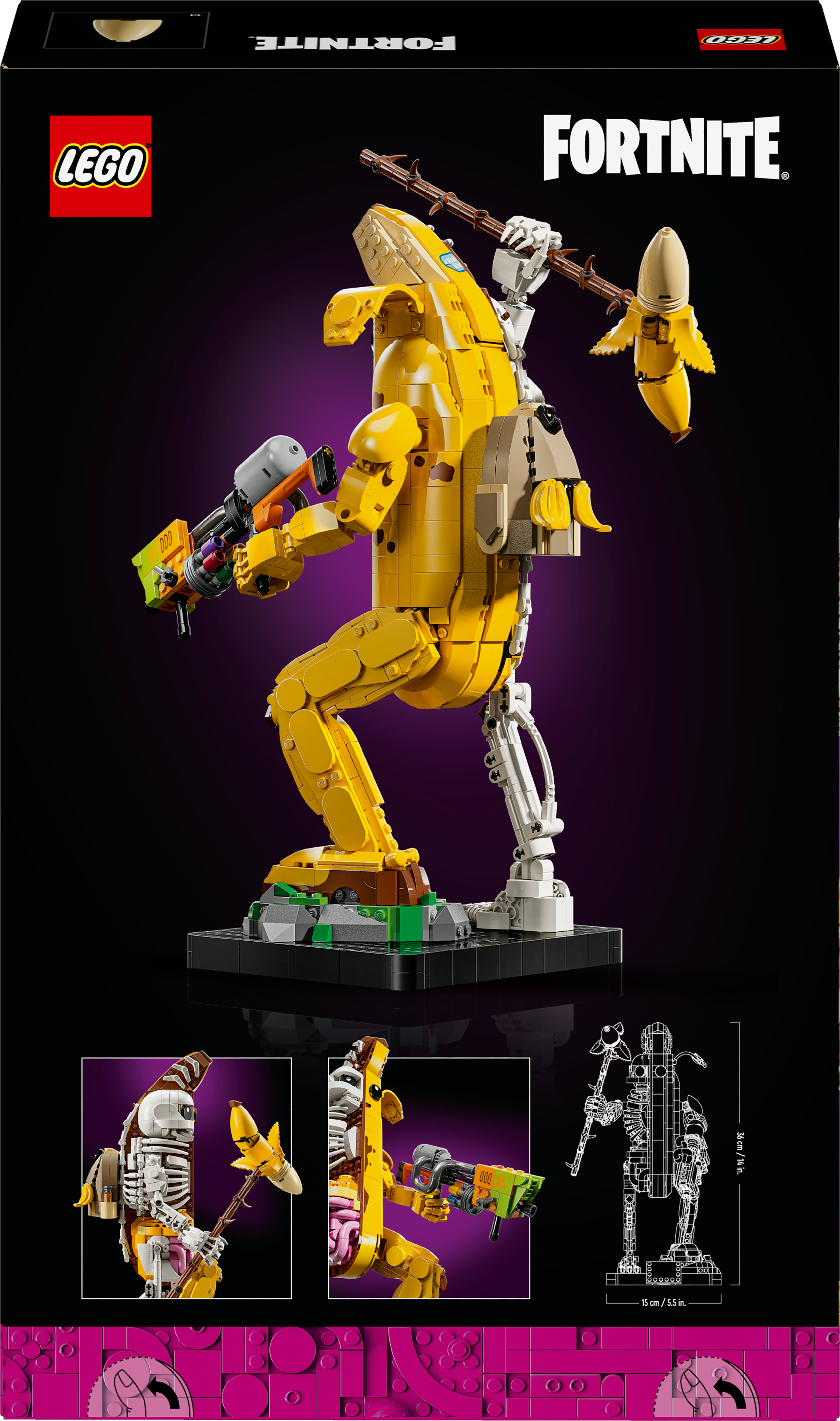 Voir la diapositive 7 : LEGO Fortnite 77072 - Banane Peely Bone
