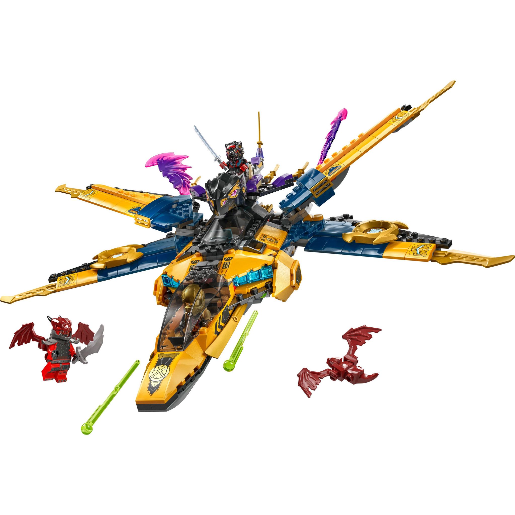 Voir la diapositive 2 : LEGO Ninjago 71833 - Le Super avion tempête de RAS de ARIN
