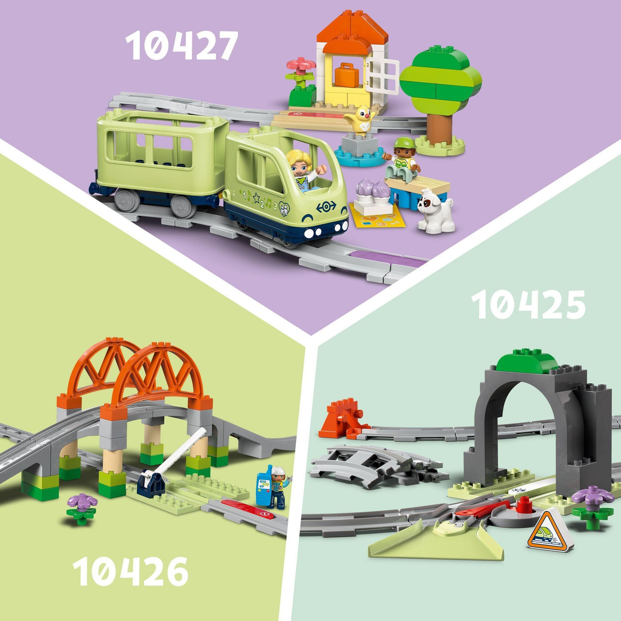 Voir la diapositive 6 : LEGO Duplo 10428 - Set d'Extension : Le Grand Train Communautaire Interactif