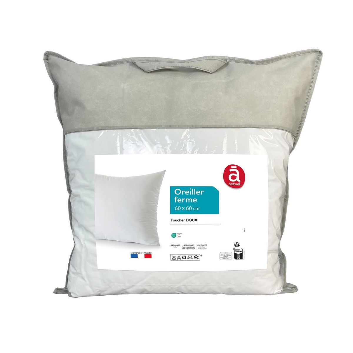 ACTUEL Oreiller confort ferme toucher doux