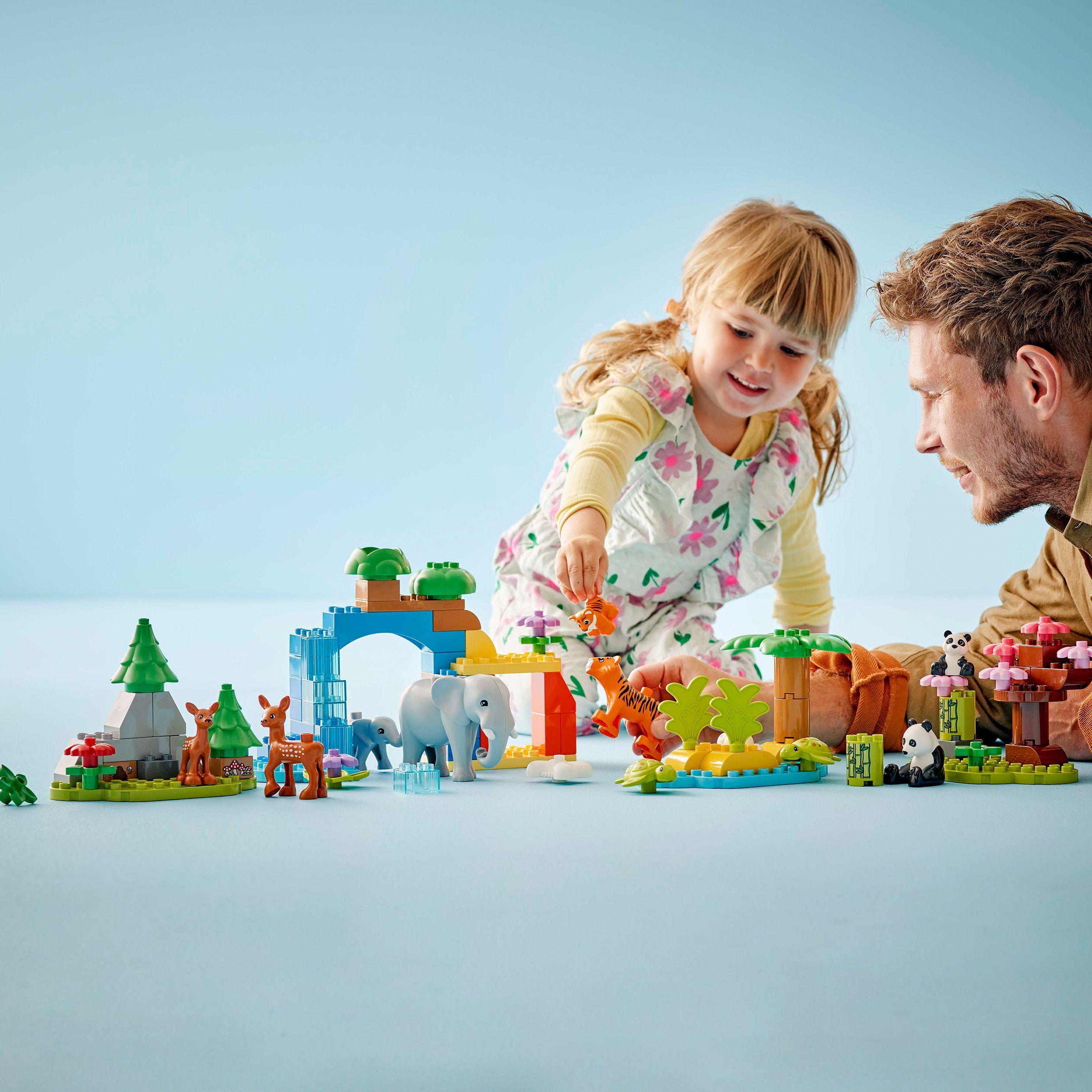 Voir la diapositive 7 : LEGO LEGO DUPLO Ma ville 10446 Familles d’Animaux Sauvages 3-en-1 - Jeux d’Éveil avec Animaux