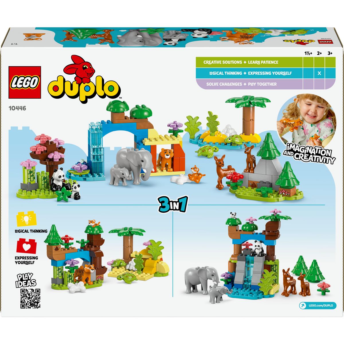 LEGO Duplo 10446 - Familles Sauvages 3 en 1