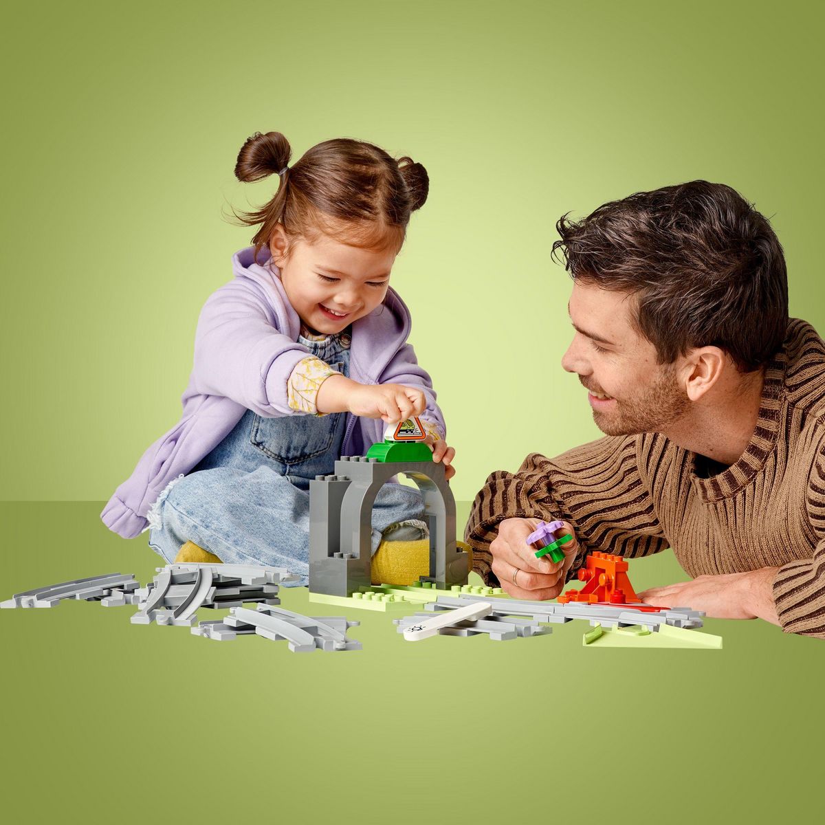 LEGO Diplo 10425 - Set d'extension : Les rails et le tunnel du train