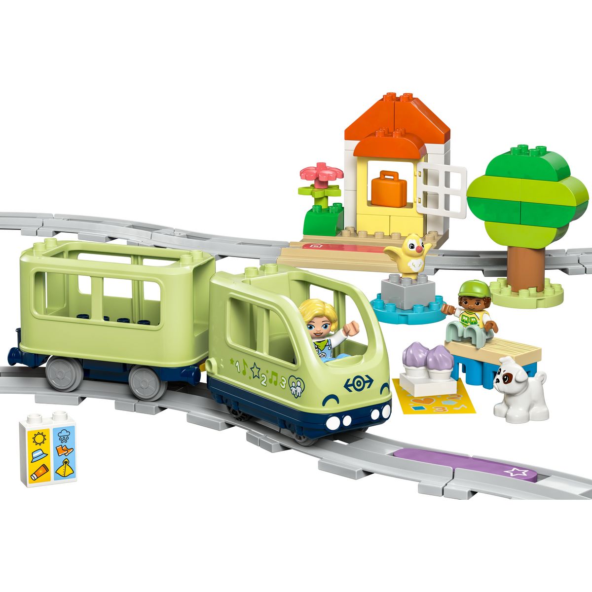 LEGO Duplo 10427 - Set d'Extension : Le Train d'Aventures Interactif