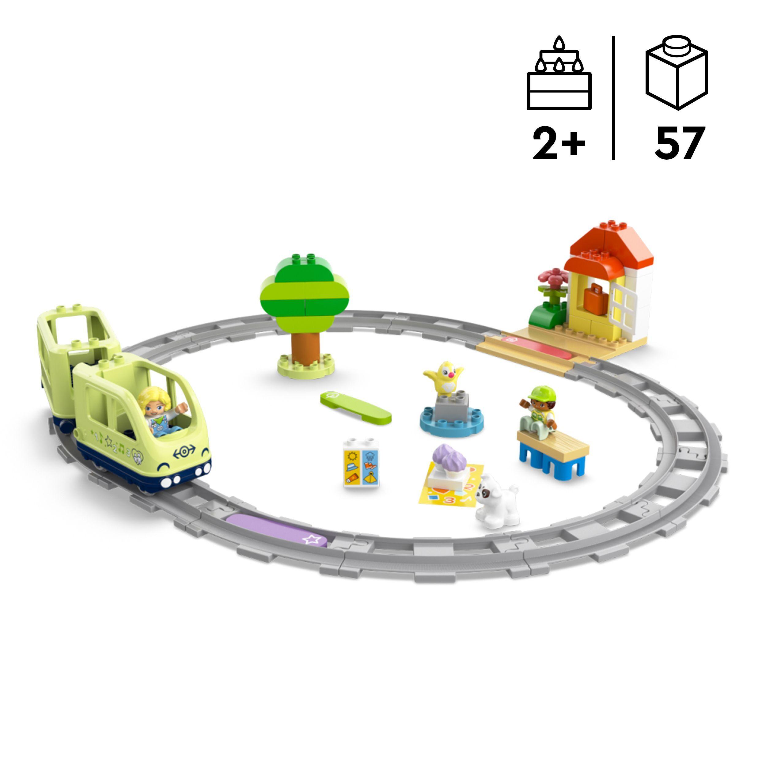 Voir la diapositive 3 : LEGO LEGO DUPLO Ma Ville 10427 Le Train d’Aventures Interactif - Jouet d’Éveil dès 2 ans