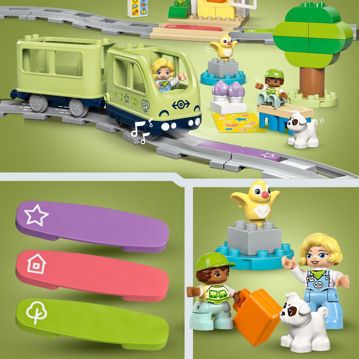 LEGO Duplo 10427 - Set d'Extension : Le Train d'Aventures Interactif