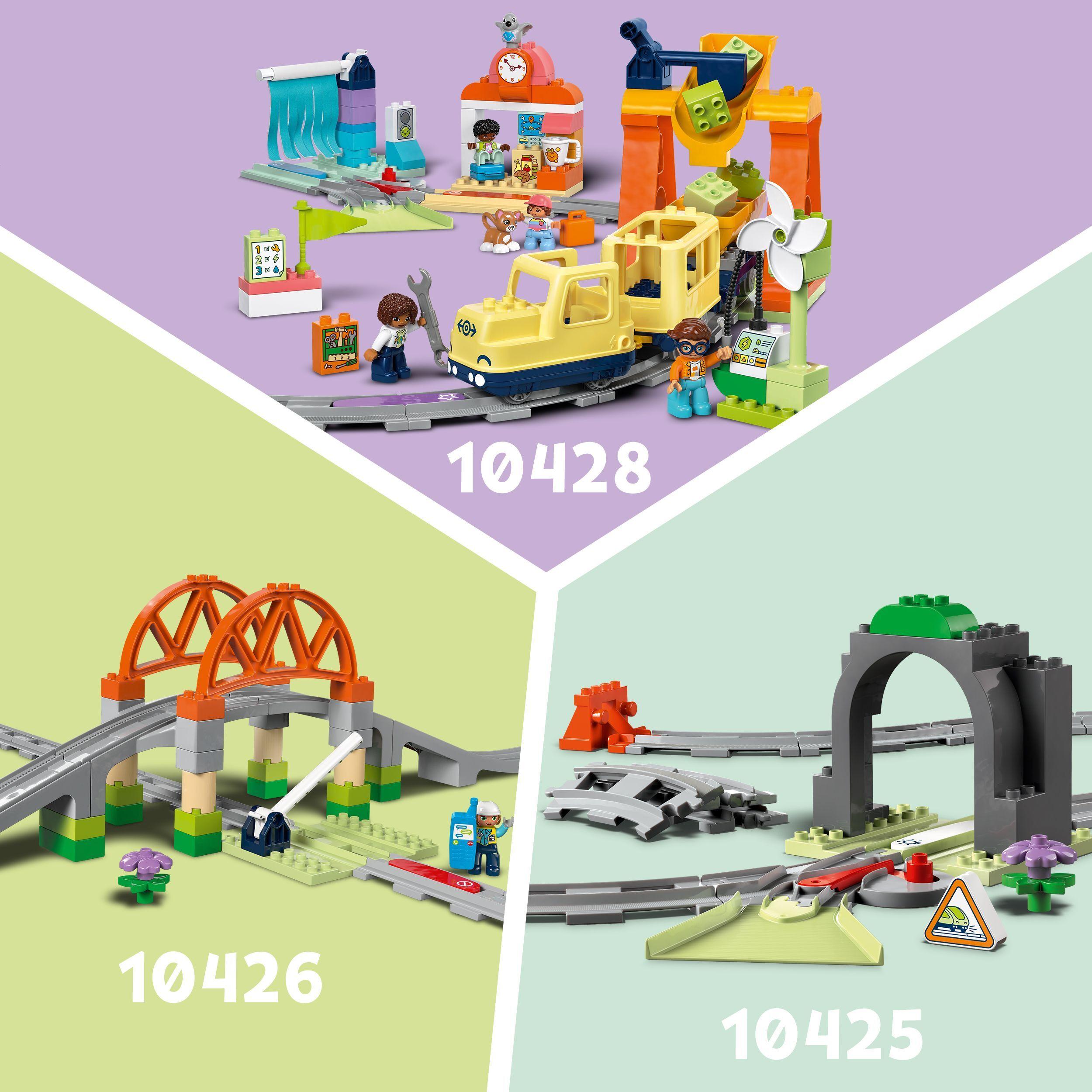 Voir la diapositive 6 : LEGO LEGO DUPLO Ma Ville 10427 Le Train d’Aventures Interactif - Jouet d’Éveil dès 2 ans
