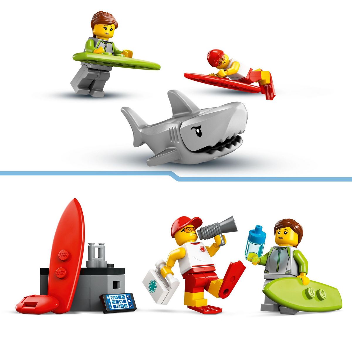 LEGO City 60453 - Le véhicule de secours de la plage