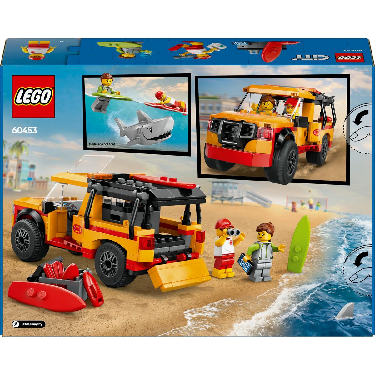 LEGO City 60453 - Le véhicule de secours de la plage