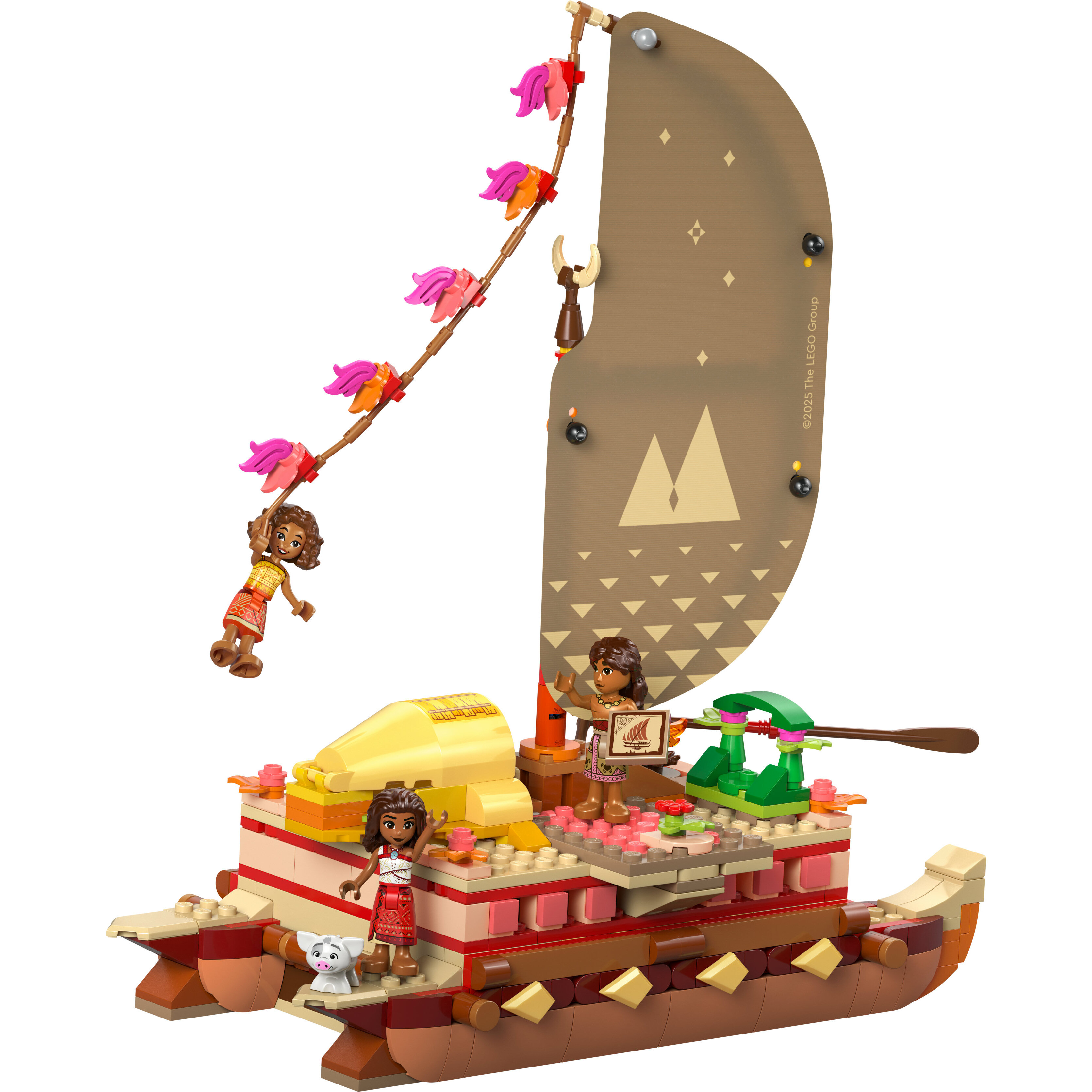 Voir la diapositive 2 : LEGO LEGO ǀ Disney 43270 Le Bateau d’Aventure de Vaiana - Jouet pour Fille ou Garçon dès 6 ans