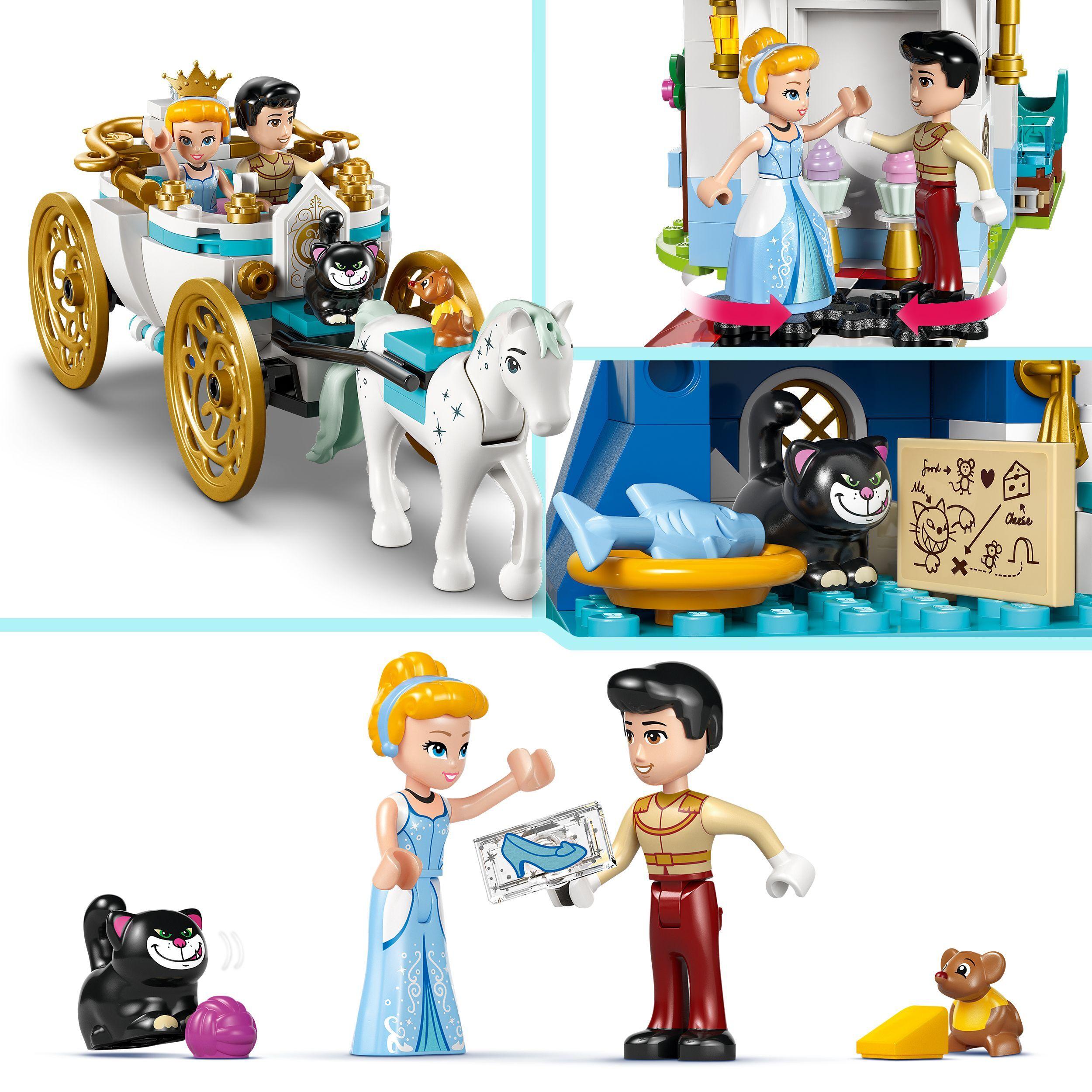 Voir la diapositive 5 : LEGO Disney 43275 - Le château de Cendrillon et la calèche