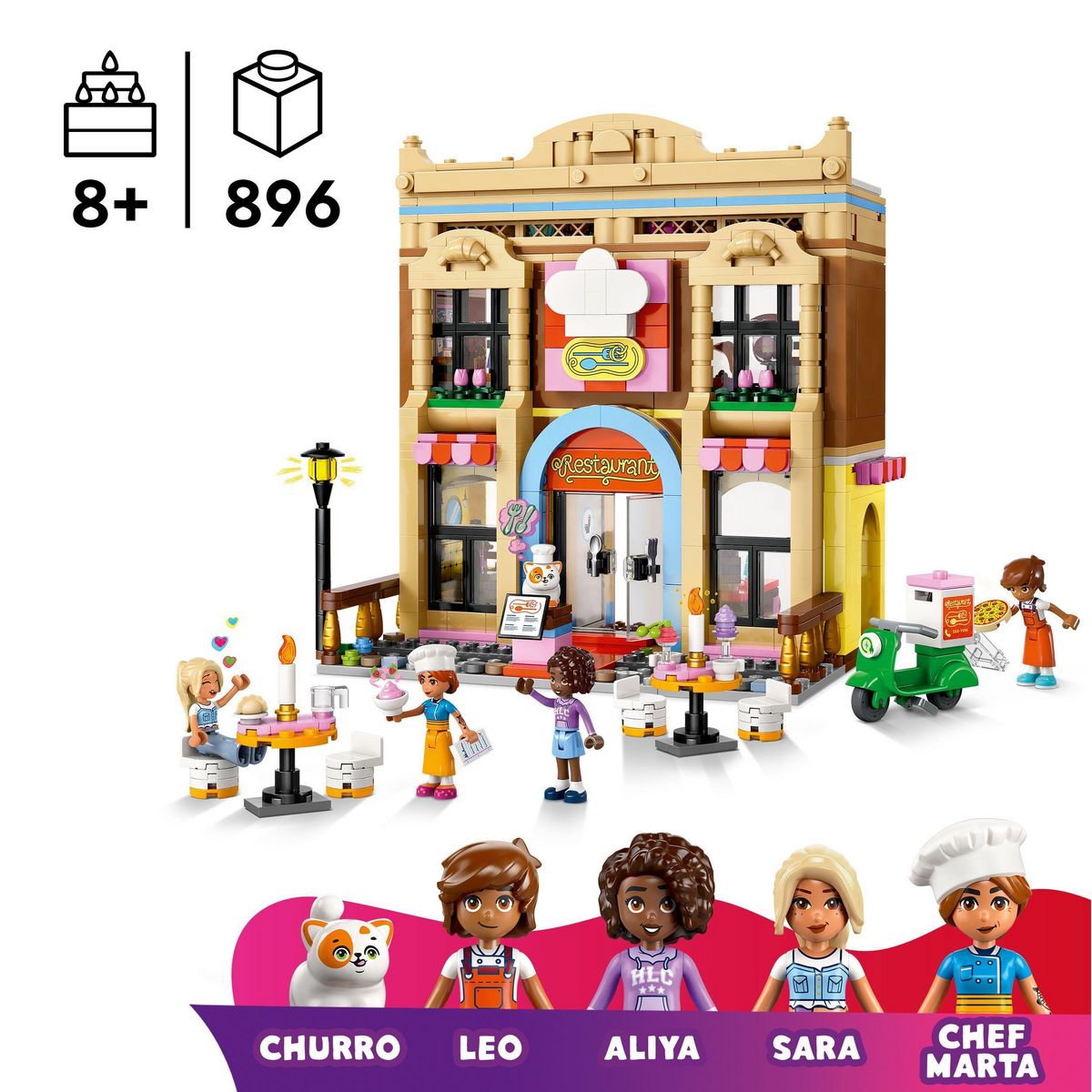 LEGO Friends 42655 - Le Restaurant et école du Cuisine