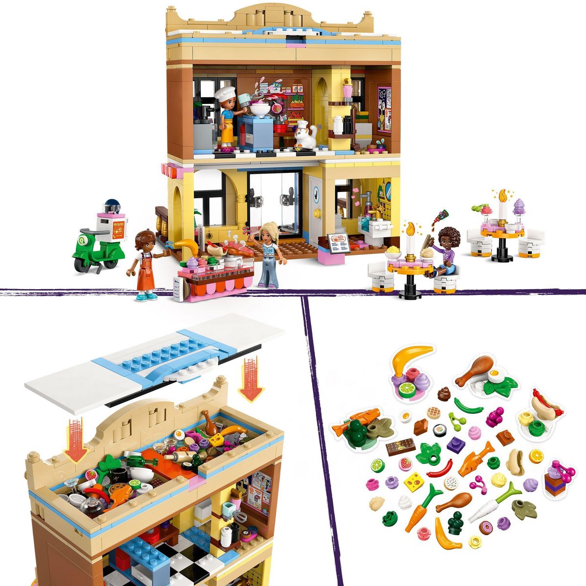 LEGO Friends 42655 - Le Restaurant et école du Cuisine