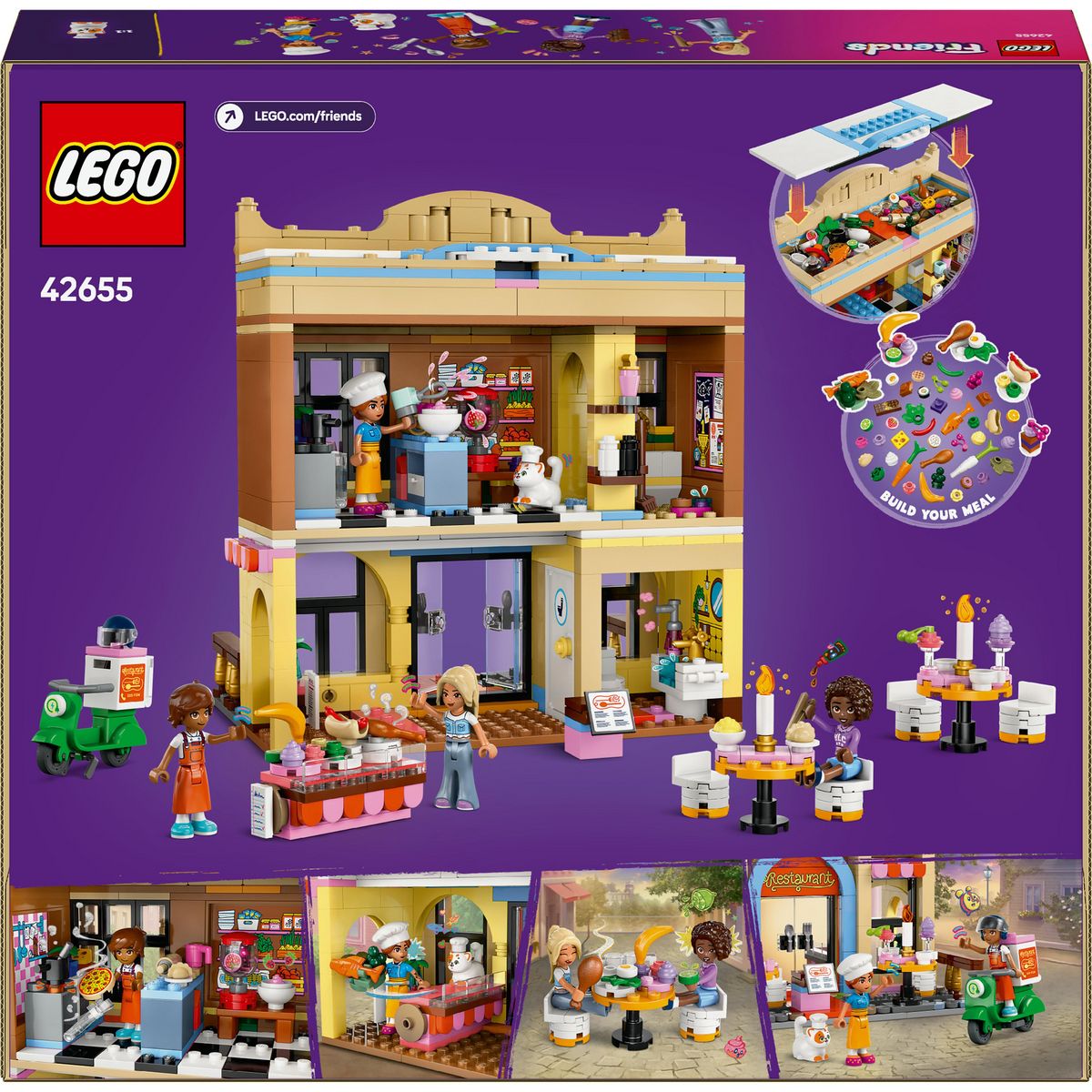 LEGO Friends 42655 - Le Restaurant et école du Cuisine