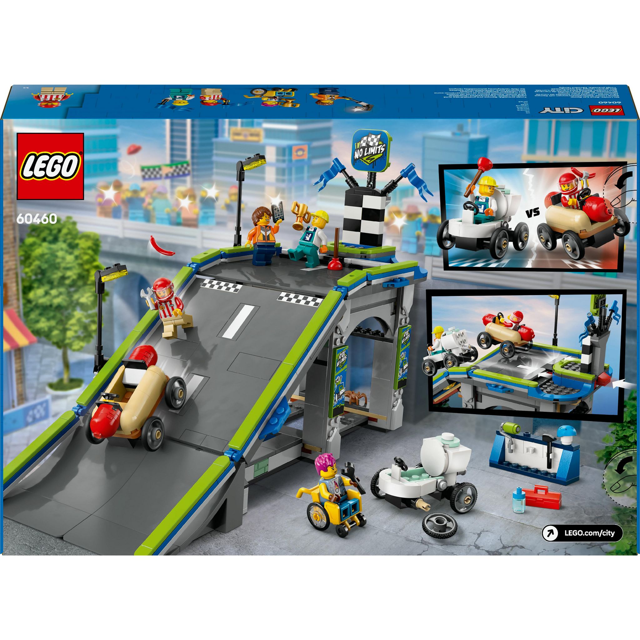 Voir la diapositive 8 : LEGO City 60459 -Zéro limite : Rampe pour bolides de course