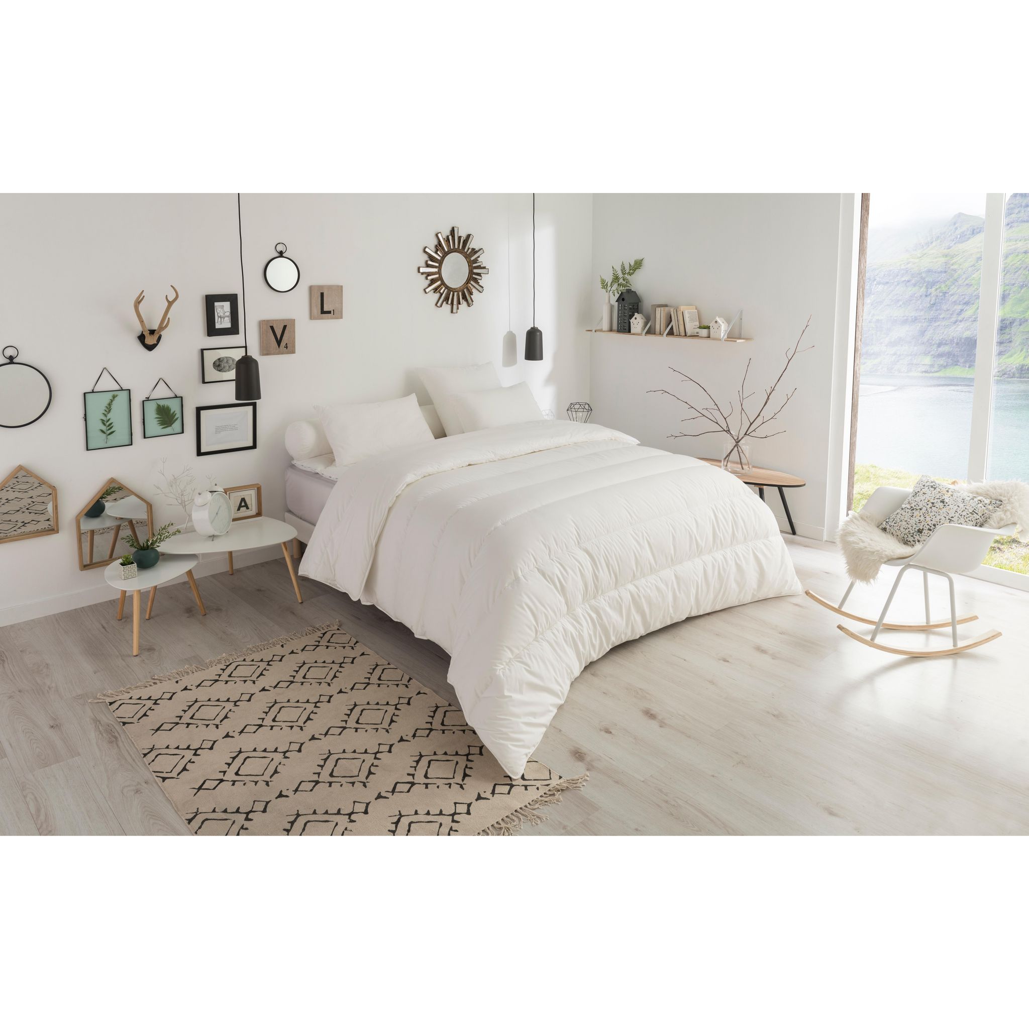 Voir la diapositive 2 : ACTUEL Couette tempérée ALLERGO  3 en 1 - 250g/m²