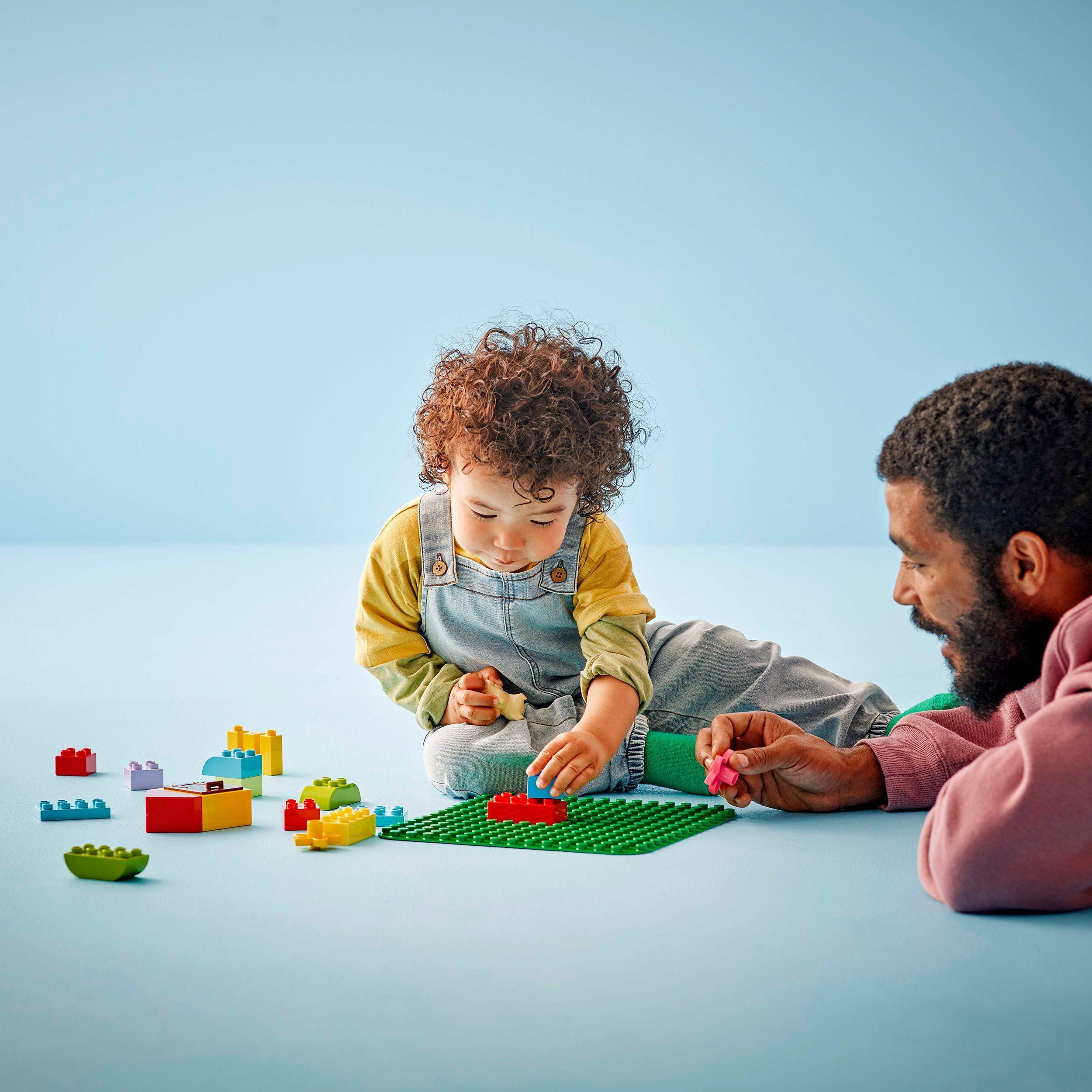 Voir la diapositive 7 : LEGO LEGO DUPLO 10460 Plaque de Construction Verte - Jeu de Construction pour Bébé dès 18 mois