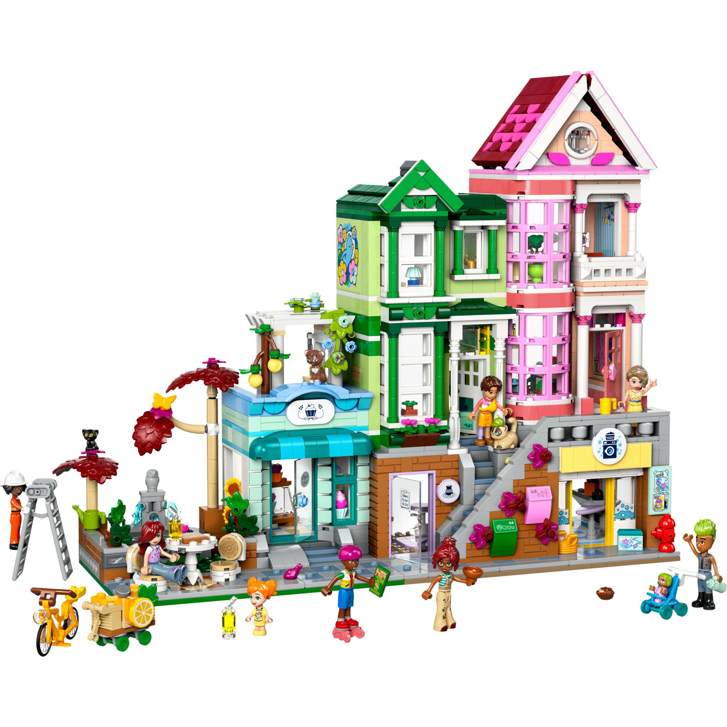 Voir la diapositive 2 : LEGO LEGO Friends 42670 Les Appartements et Boutiques de Heartlake City - Jeu Créatif dès 12 ans