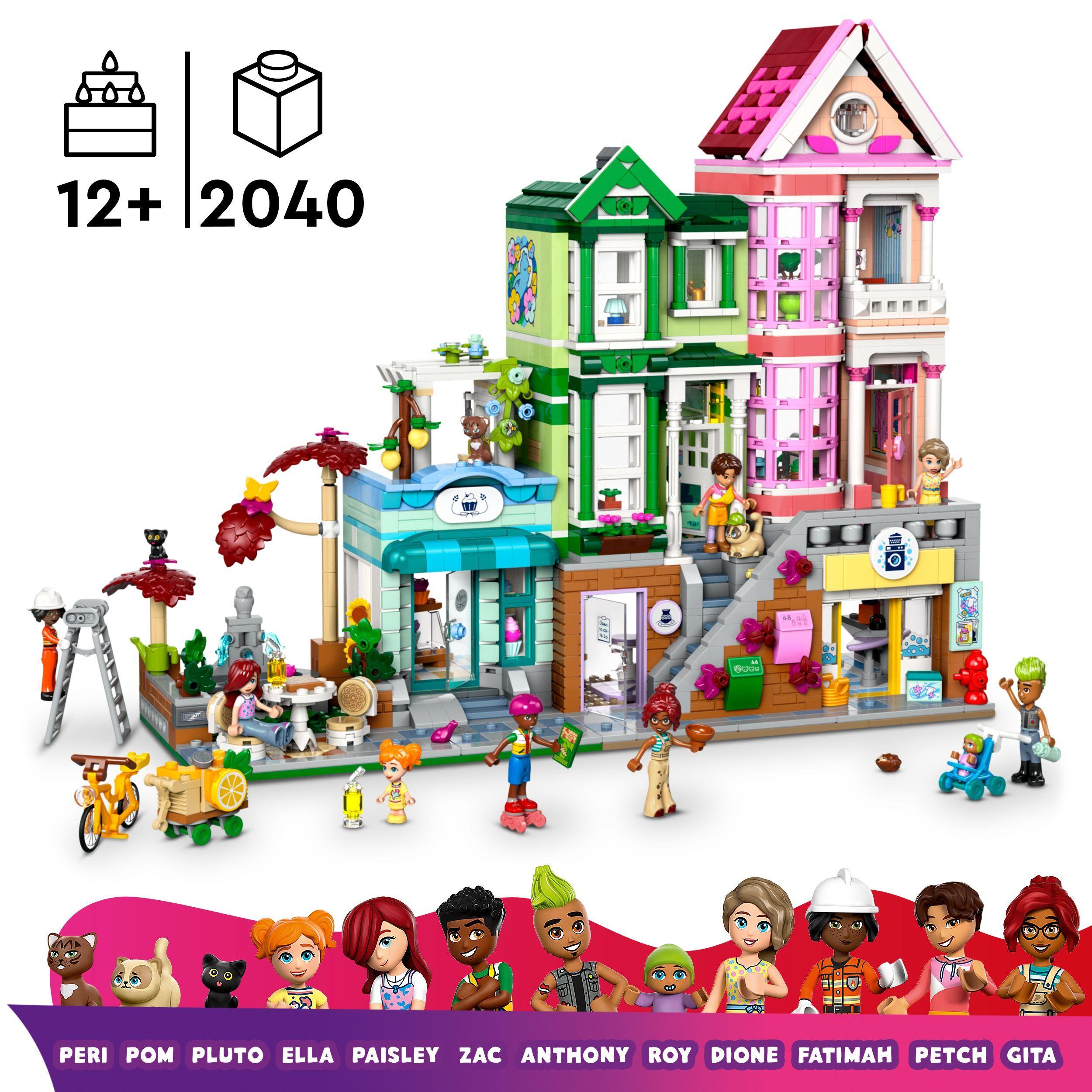 Voir la diapositive 3 : LEGO LEGO Friends 42670 Les Appartements et Boutiques de Heartlake City - Jeu Créatif dès 12 ans