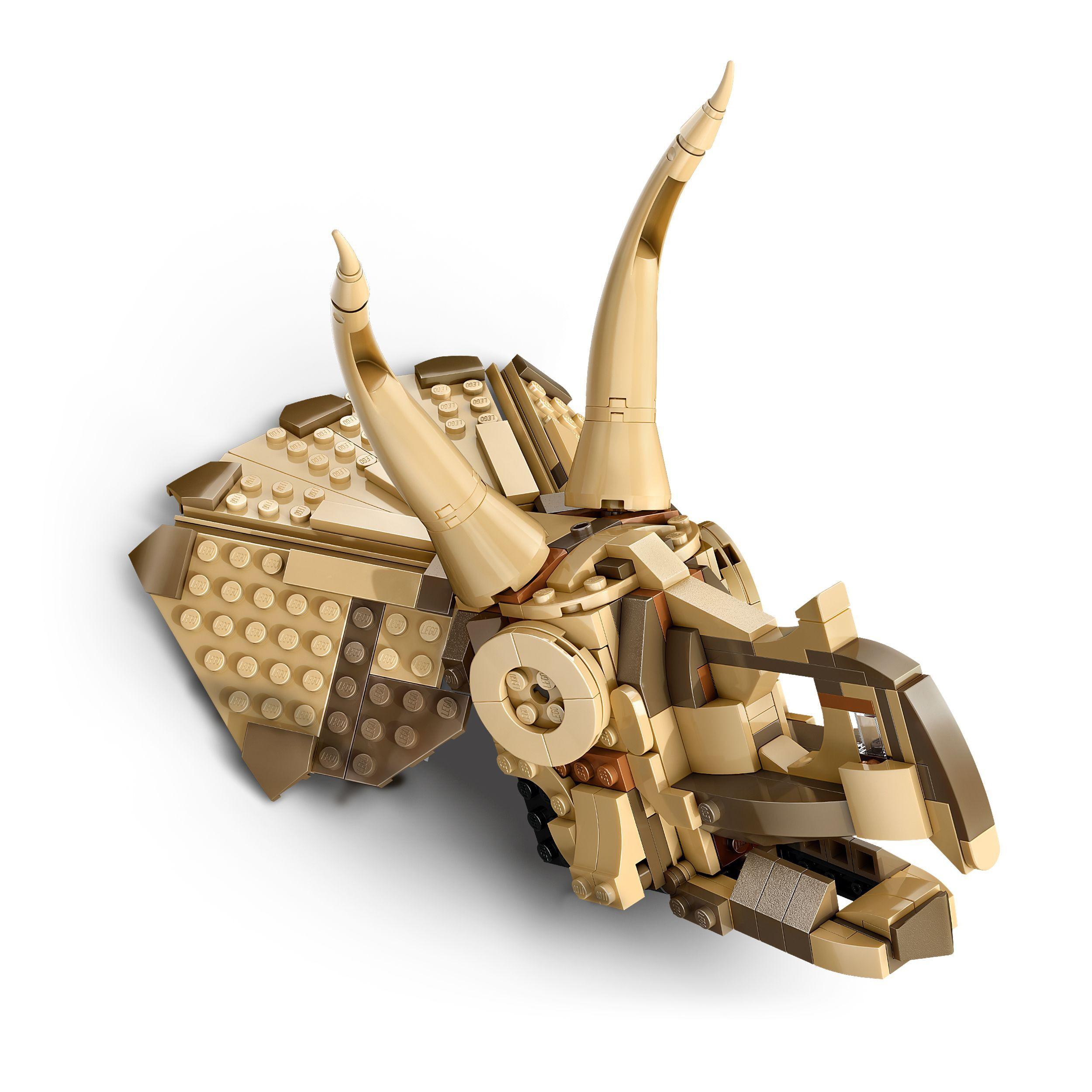 Voir la diapositive 4 : LEGO Jurassic World 76969 Les fossiles de dinosaures : le crâne du tricératops - Jeu 9 ans