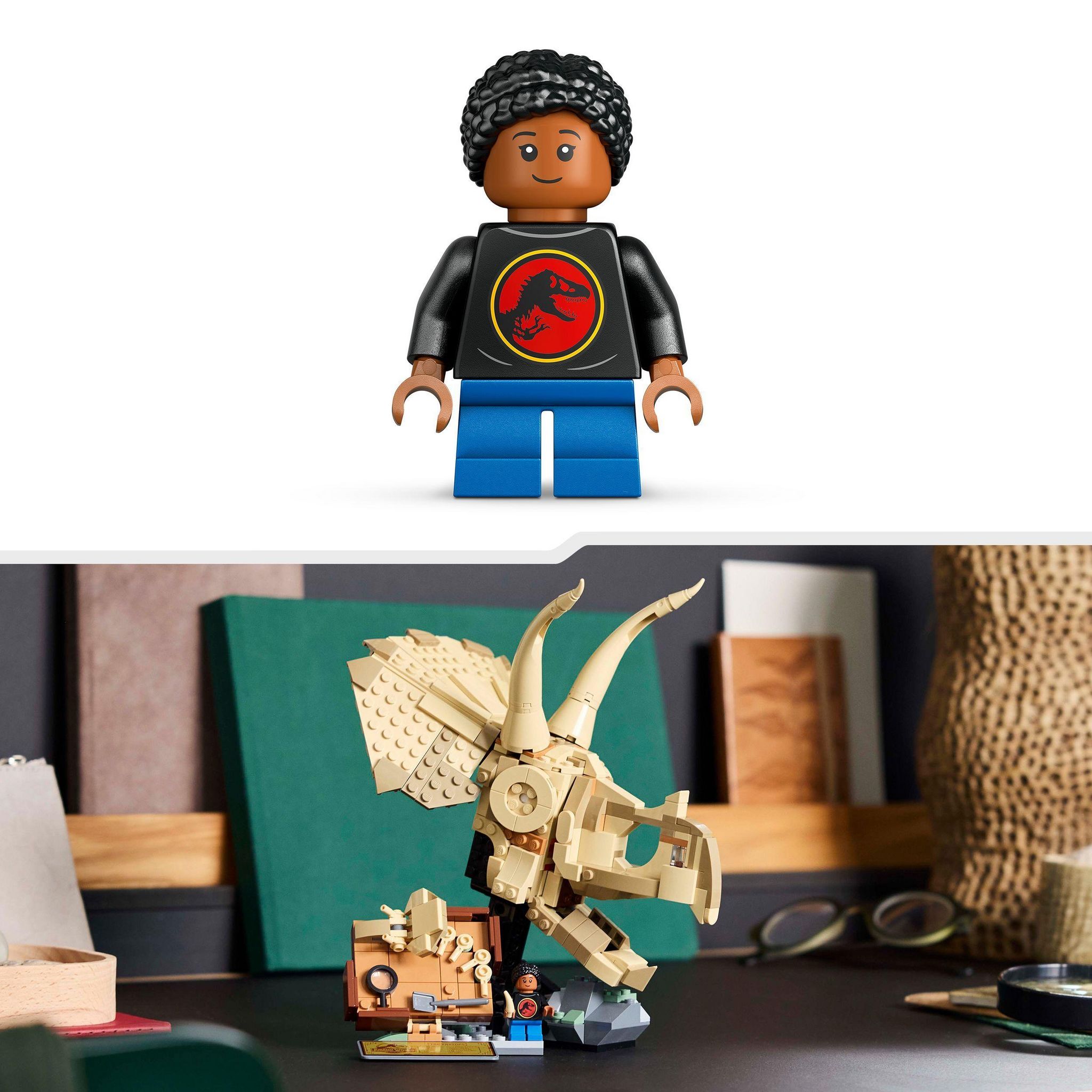 Voir la diapositive 6 : LEGO Jurassic World 76969 - Fossile de Dinosaure - Le crâne de Triceratops