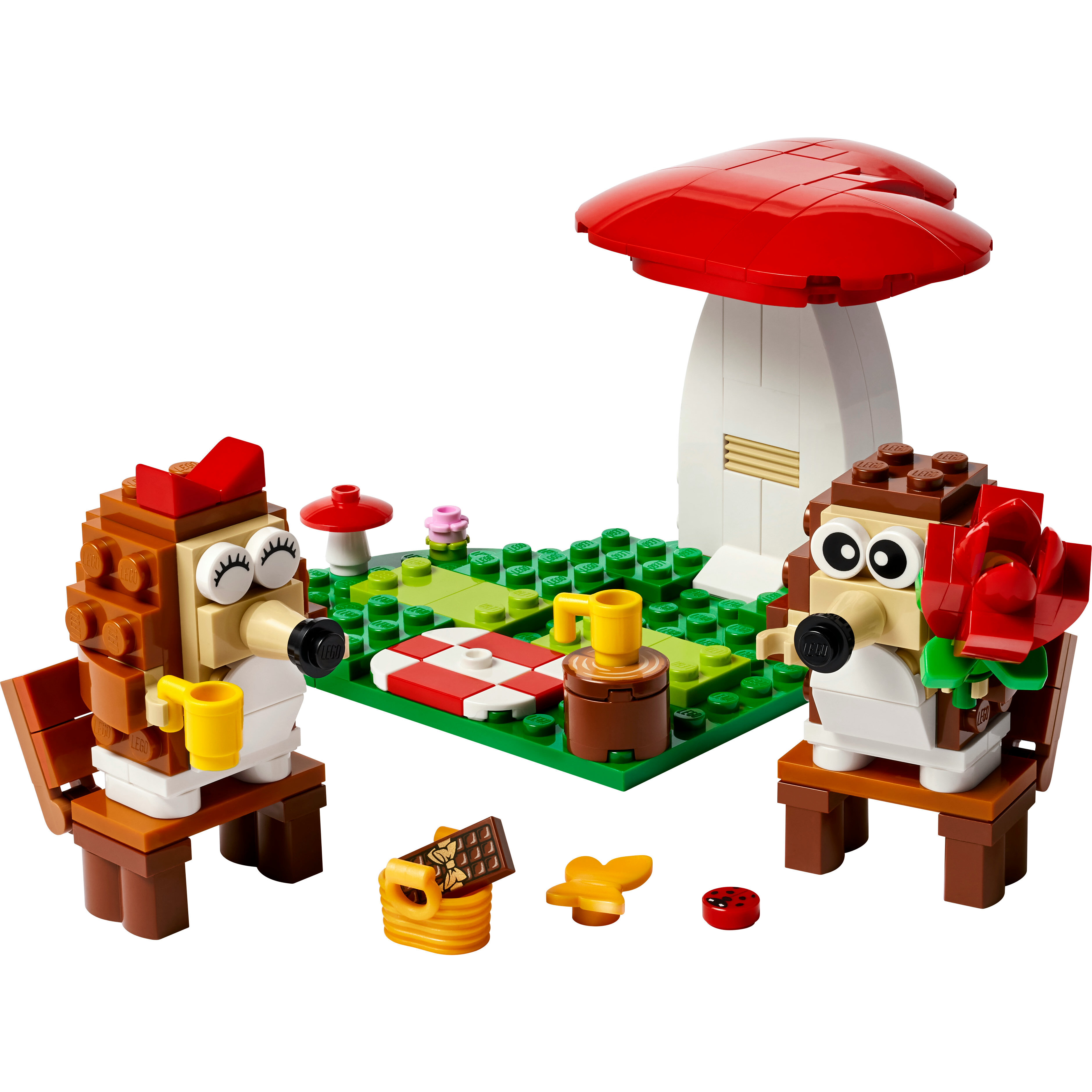 Voir la diapositive 2 : LEGO 40711 - Pique-nique Hérisson