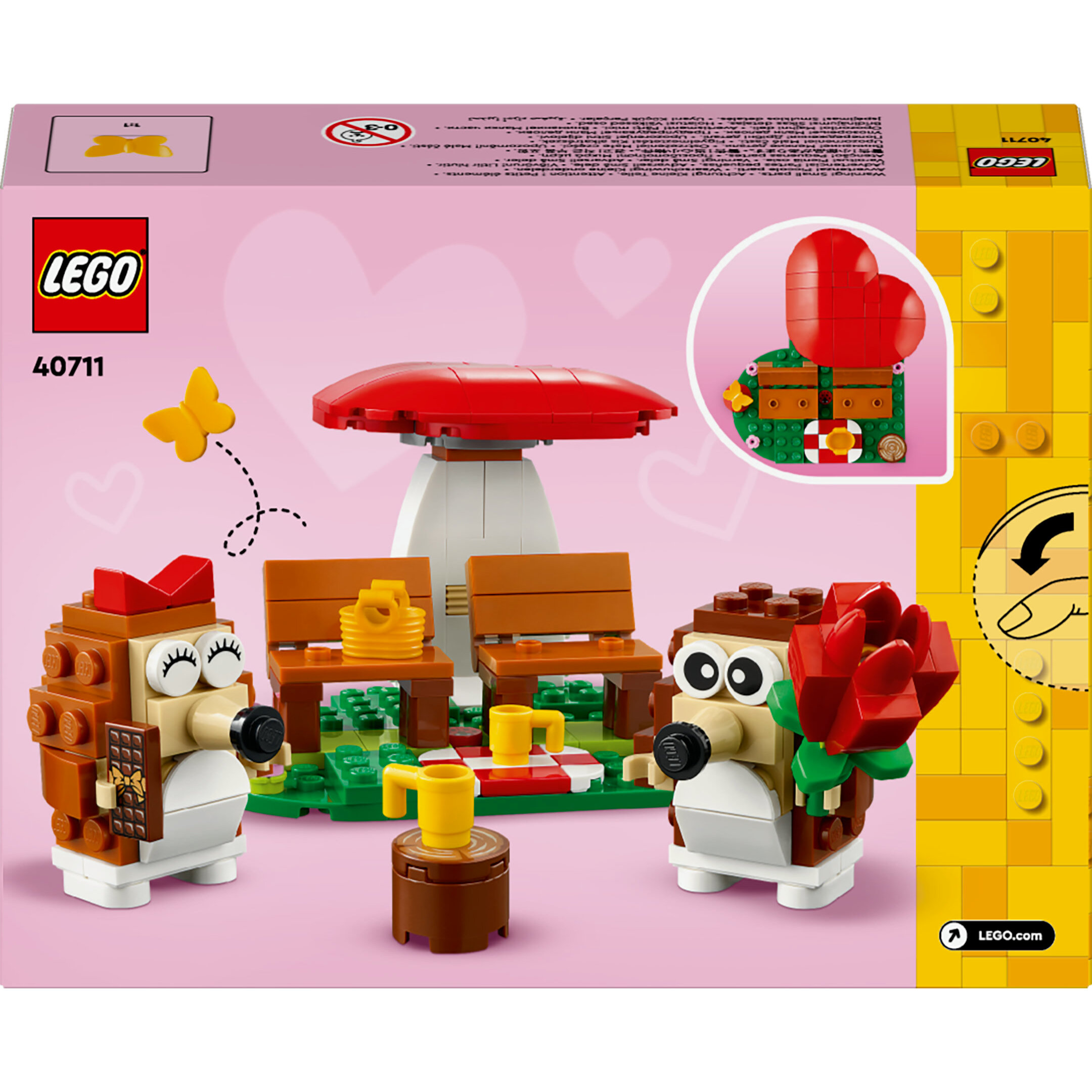 Voir la diapositive 3 : LEGO 40711 - Pique-nique Hérisson