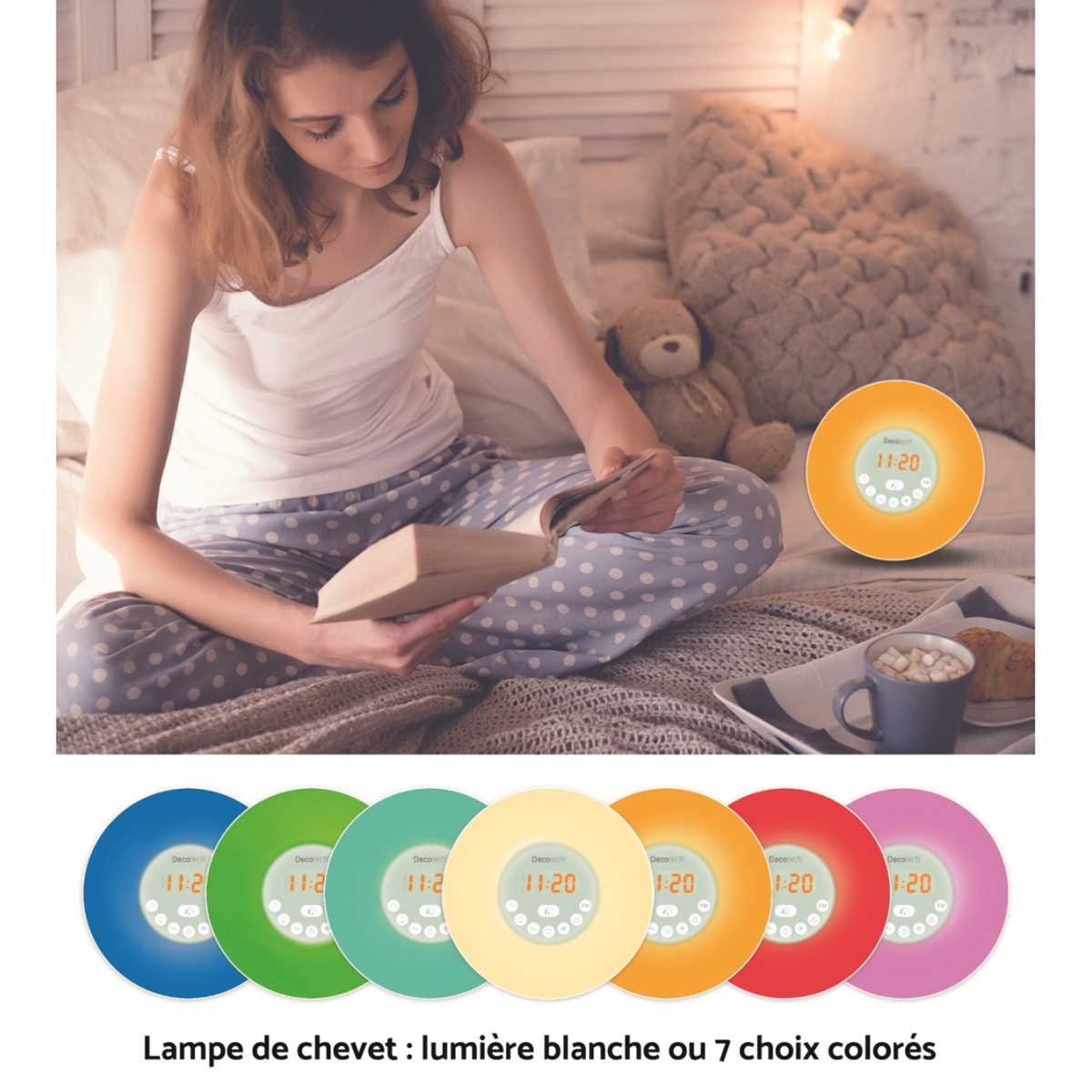Voir la diapositive 5 : LEXIBOOK Réveil Decotech Simulation Aube