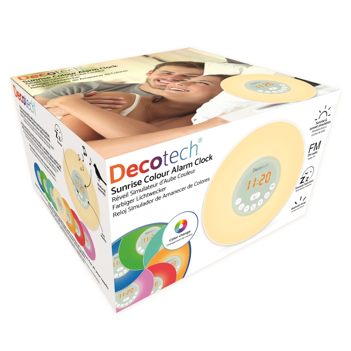 Voir la diapositive 6 : LEXIBOOK Réveil Decotech Simulation Aube