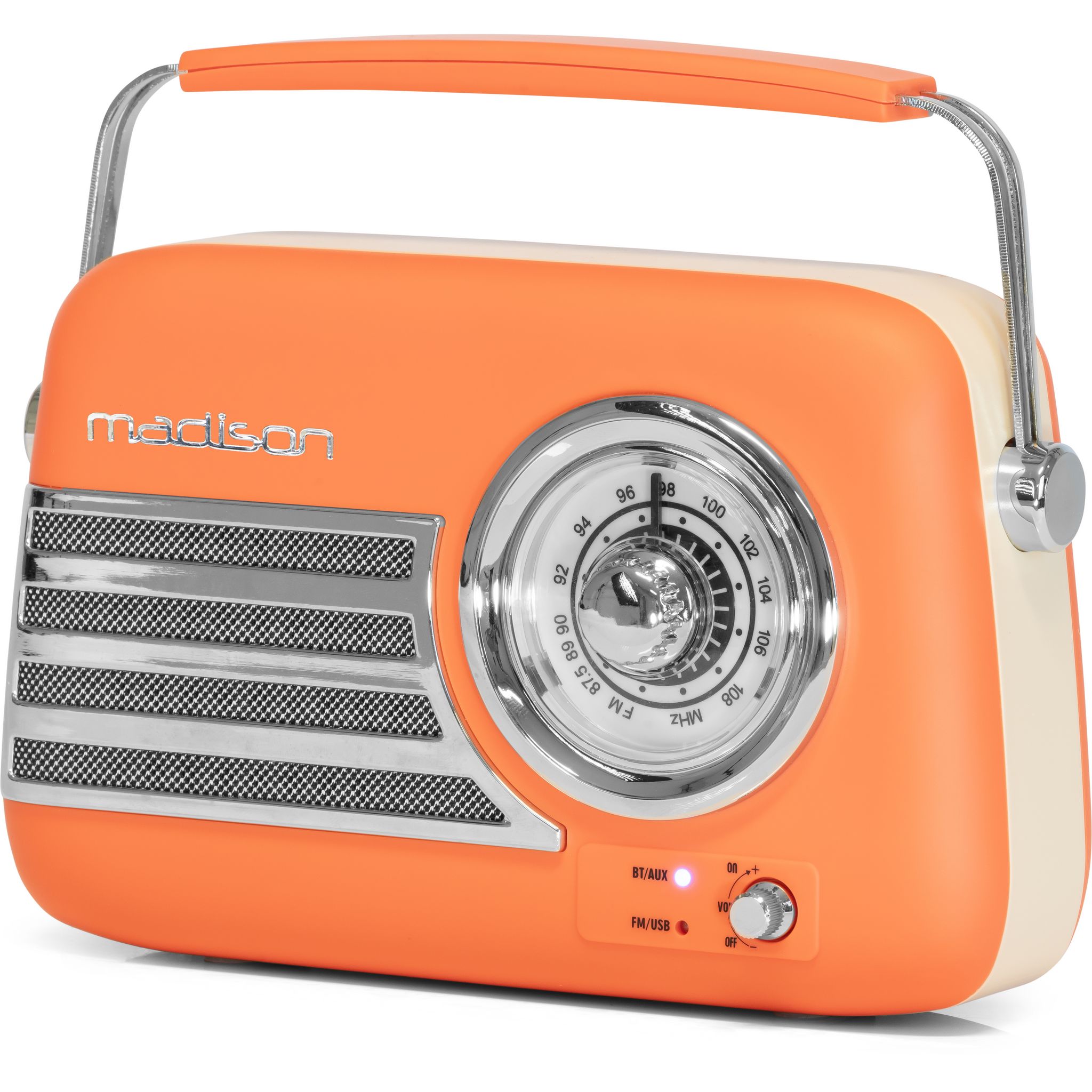 Voir la diapositive 1 : LOTRONIC Radio FM Madisson VR40 - Orange mat