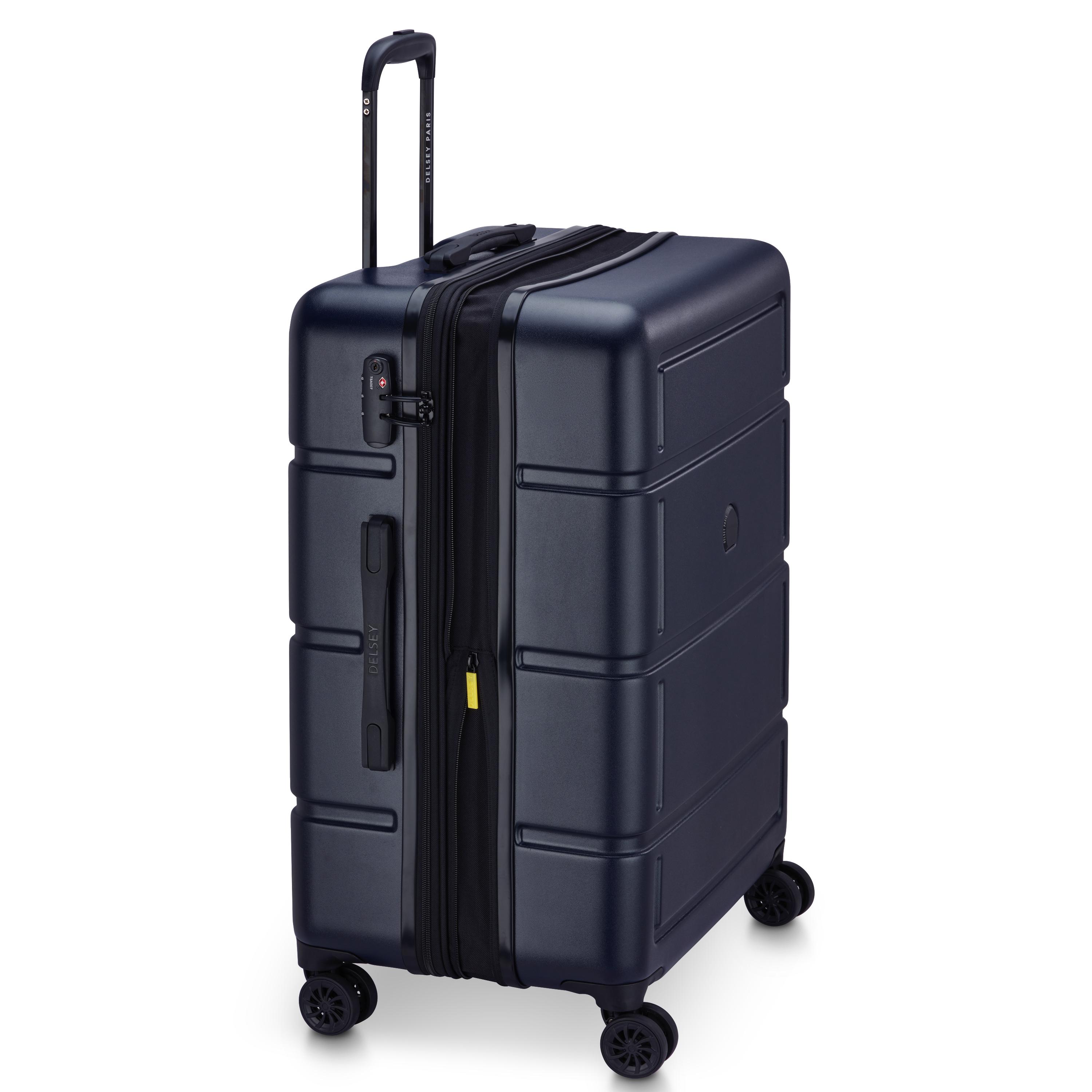 Voir la diapositive 7 : DELSEY Valise Camelia ABS 76cm 8 roues - Bleu Marine