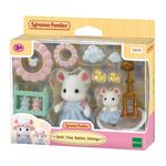 EPOCH D'ENFANCE Figurine Le bain des frères souris Marshmallow Sylvanian Families