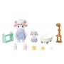 Voir la diapositive 5 : EPOCH D'ENFANCE Figurine Le bain des frères souris Marshmallow Sylvanian Families