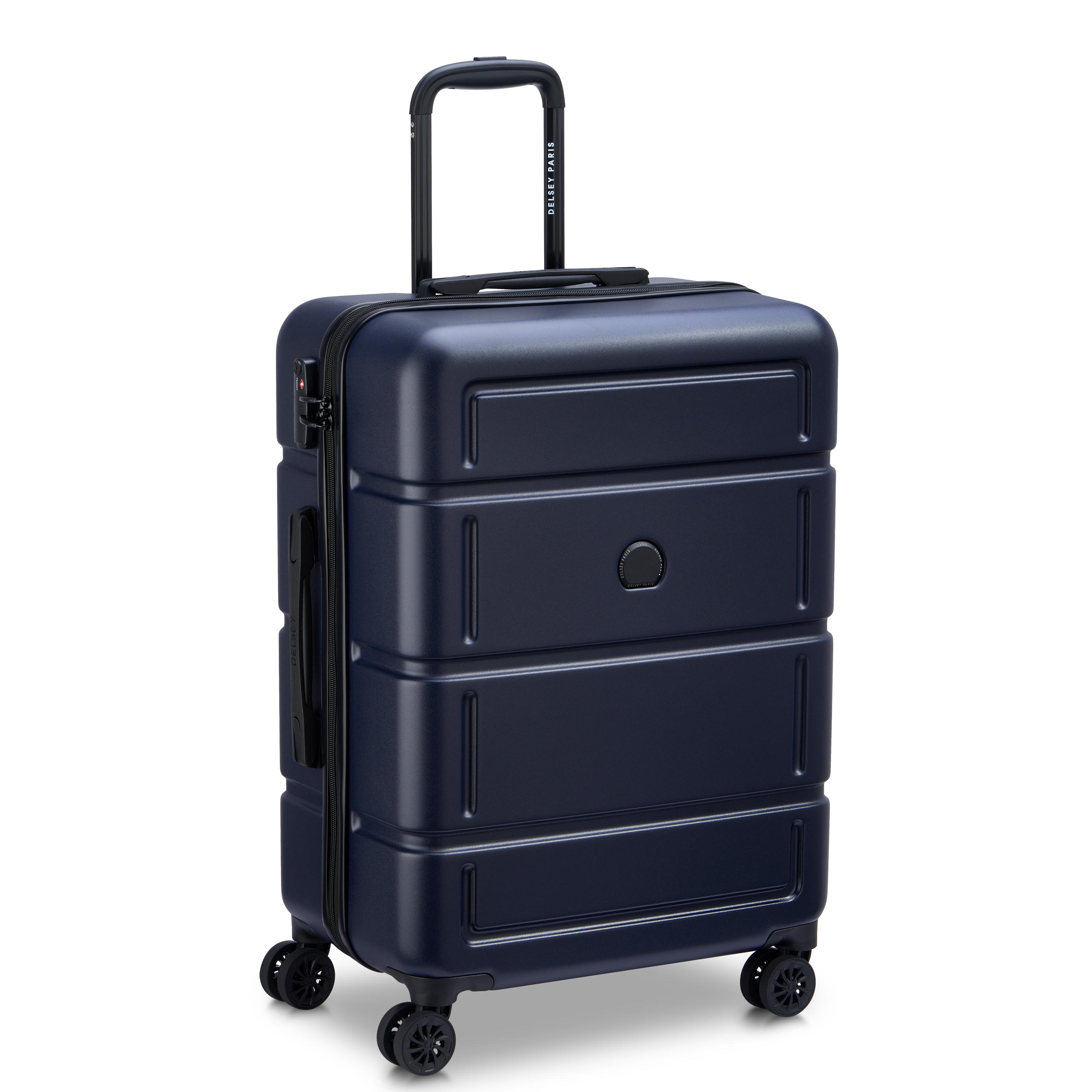 DELSEY Valise Camelia ABS 66cm 8 roues - Bleu Marine