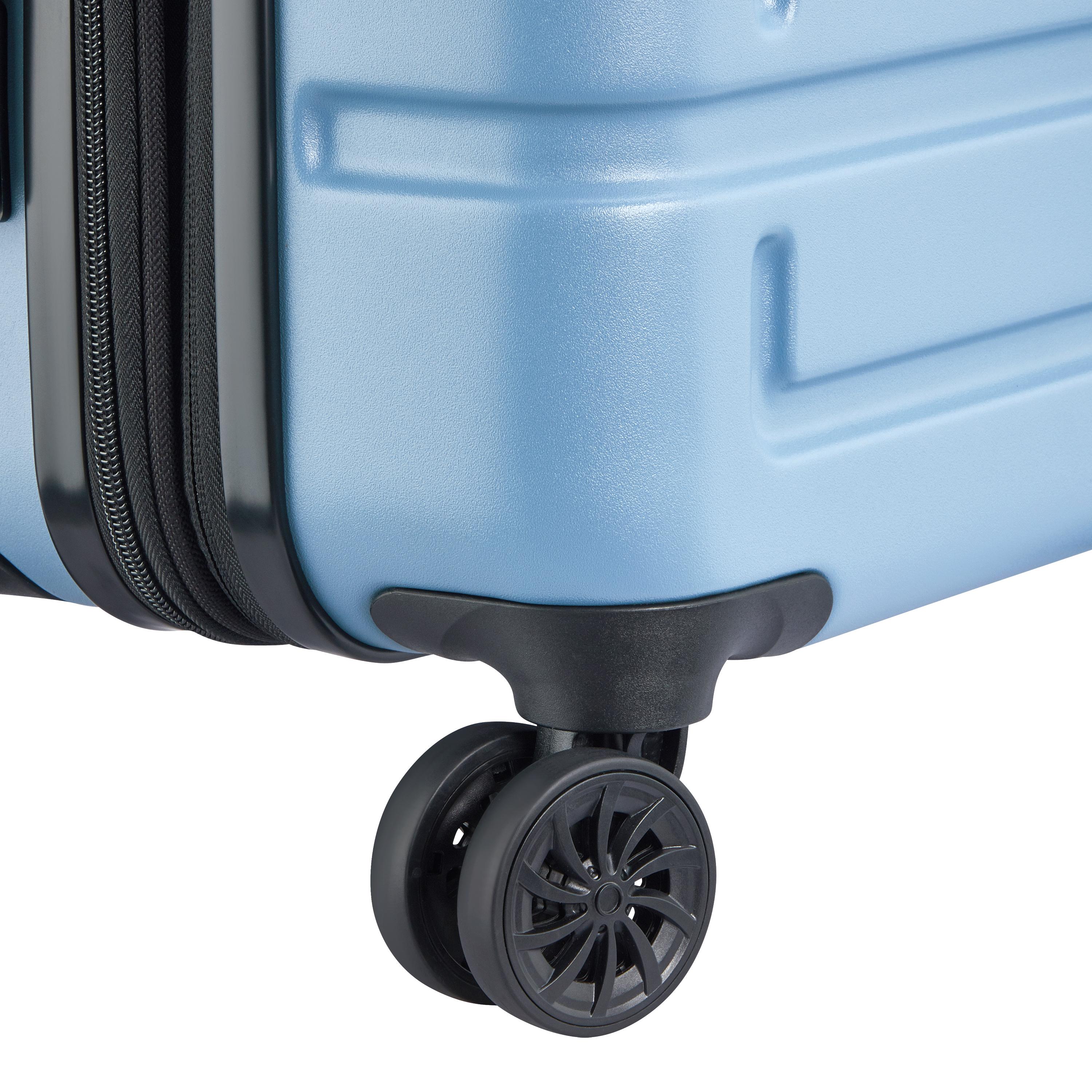Voir la diapositive 8 : DELSEY Valise Camelia ABS 76cm 8 Roues - Bleu Ciel