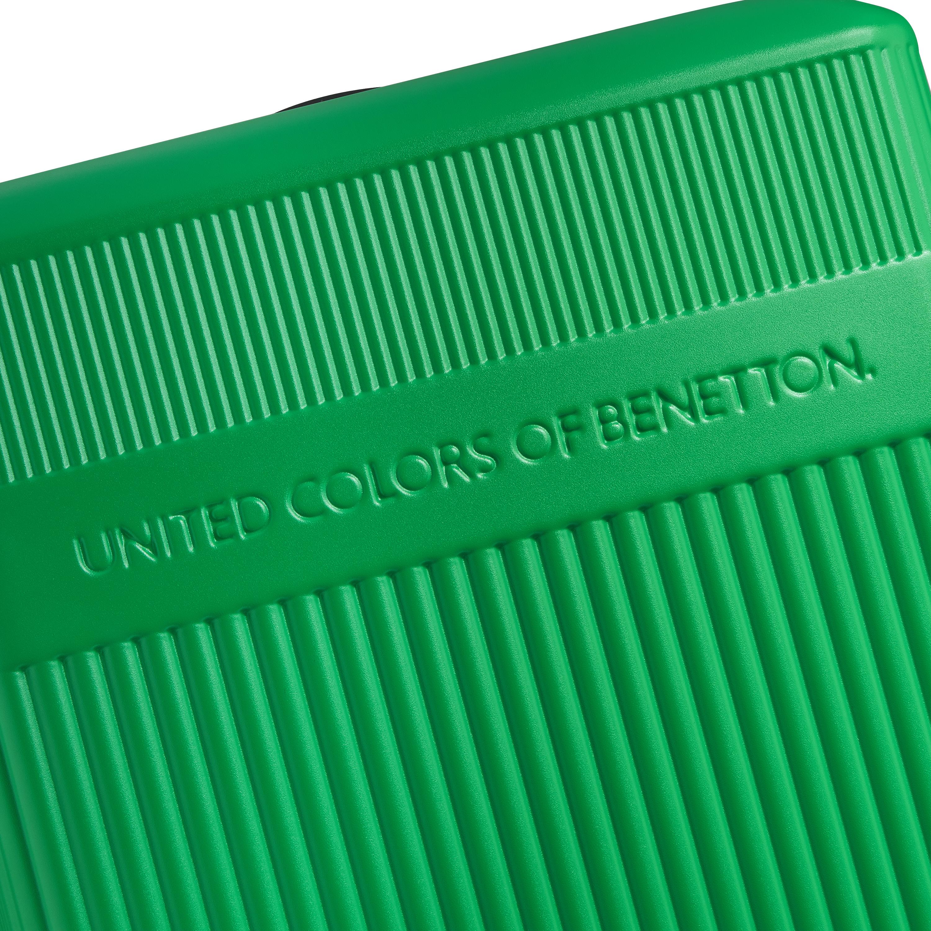 Voir la diapositive 2 : DELSEY Valise Benetton ABS 55cm 8 roues - Vert