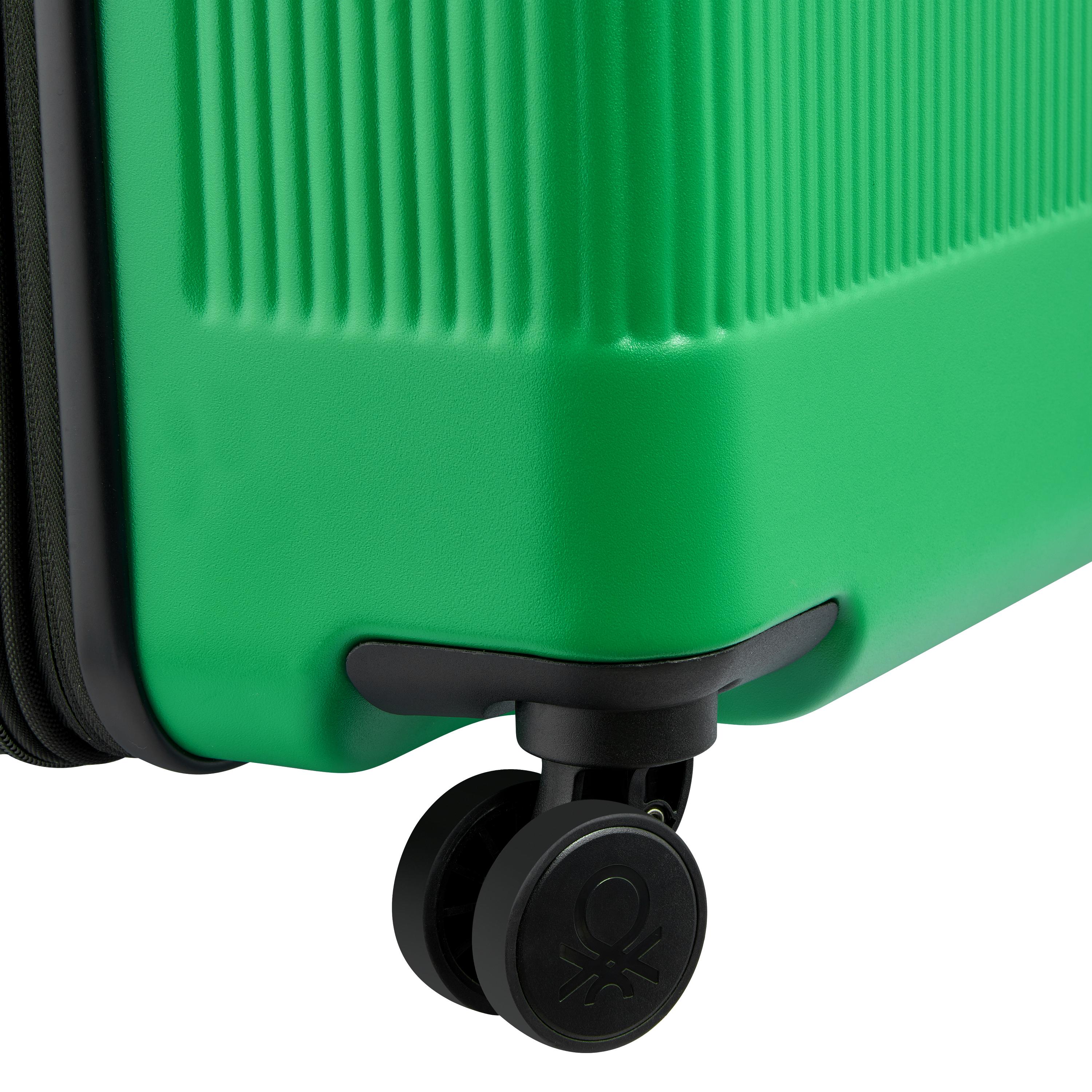 Voir la diapositive 7 : DELSEY Valise Benetton ABS 55cm 8 roues - Vert