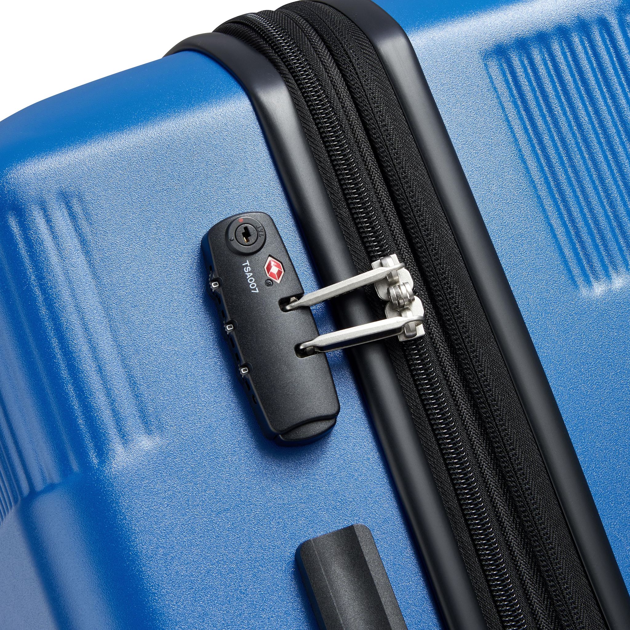 Voir la diapositive 4 : DELSEY Valise Benetton ABS 76cm 8 roues - Bleu