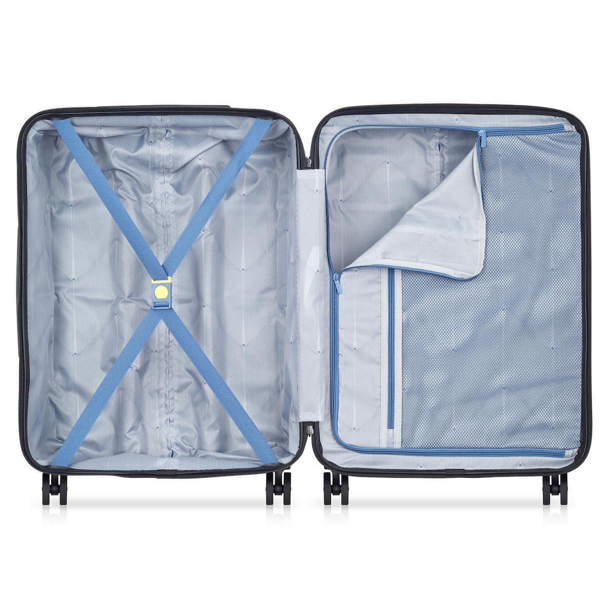 DELSEY Valise Camelia ABS 55cm 8 roues - Bleu Marine