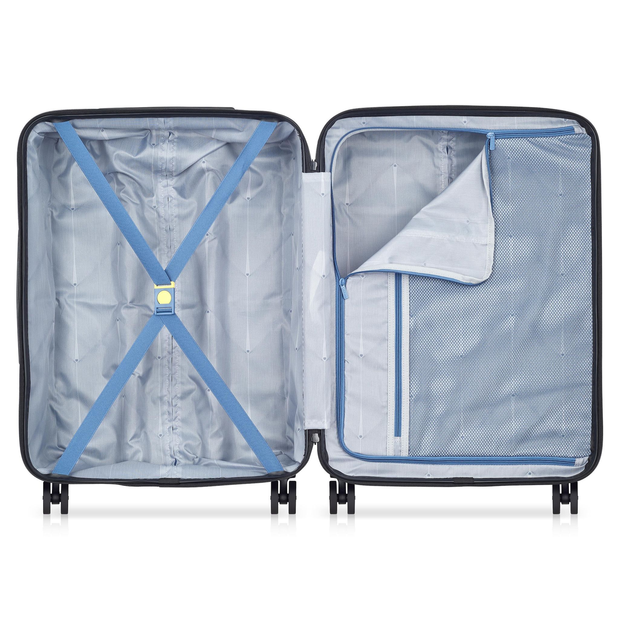 Voir la diapositive 3 : DELSEY Valise Camelia ABS 55cm 8 roues - Bleu Marine