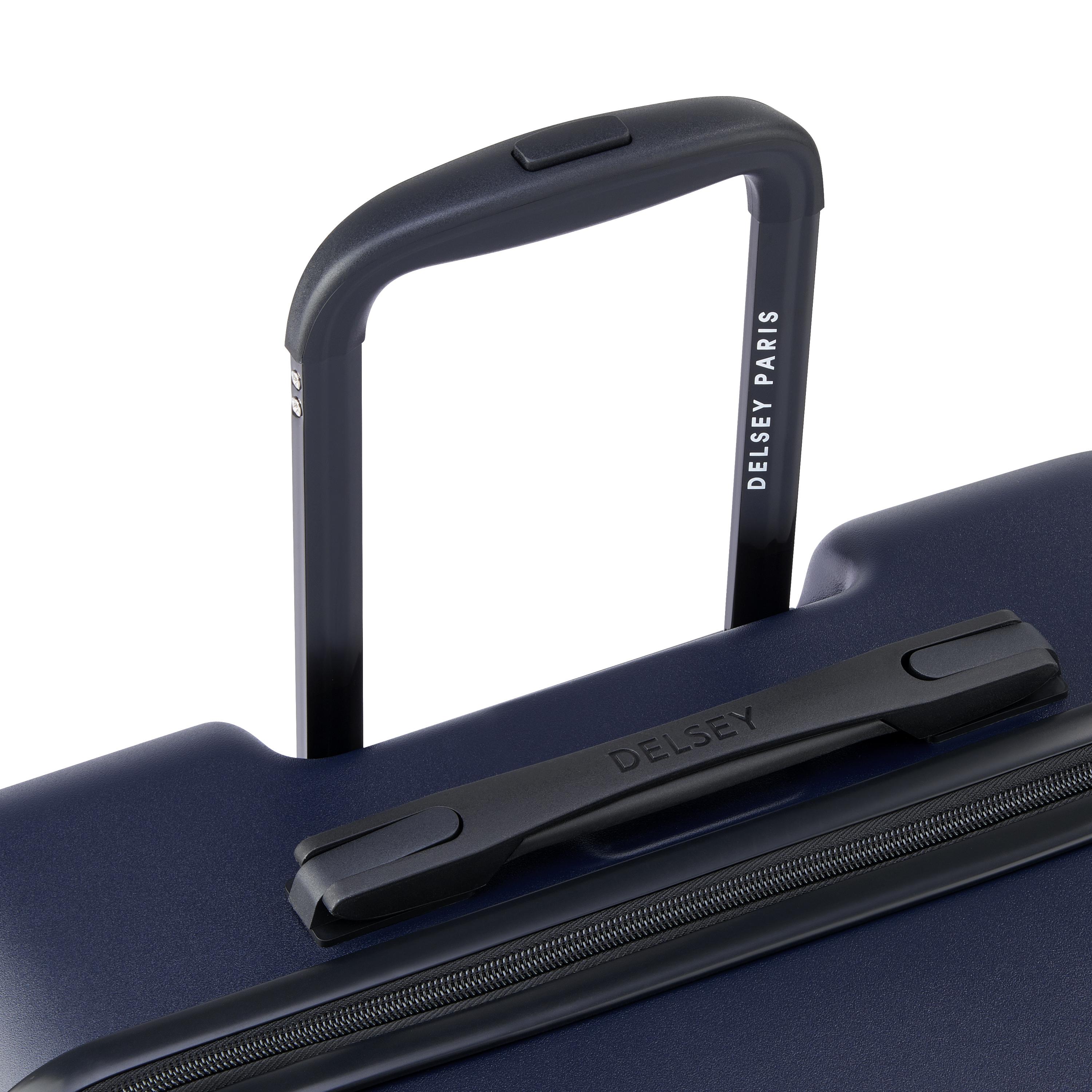 Voir la diapositive 4 : DELSEY Valise Camelia ABS 55cm 8 roues - Bleu Marine