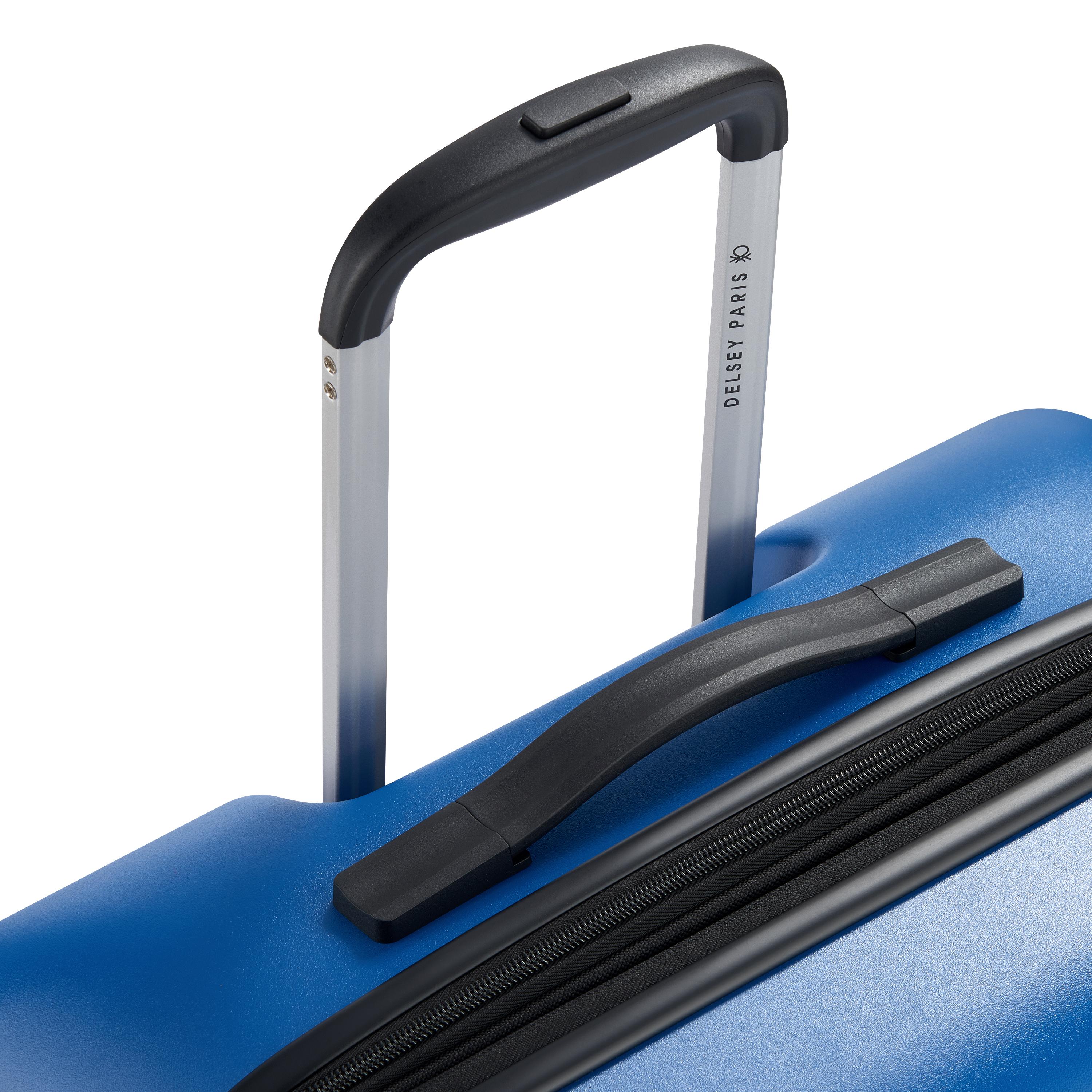 Voir la diapositive 3 : DELSEY Valise Benetton ABS 55cm 8 roues - Bleu