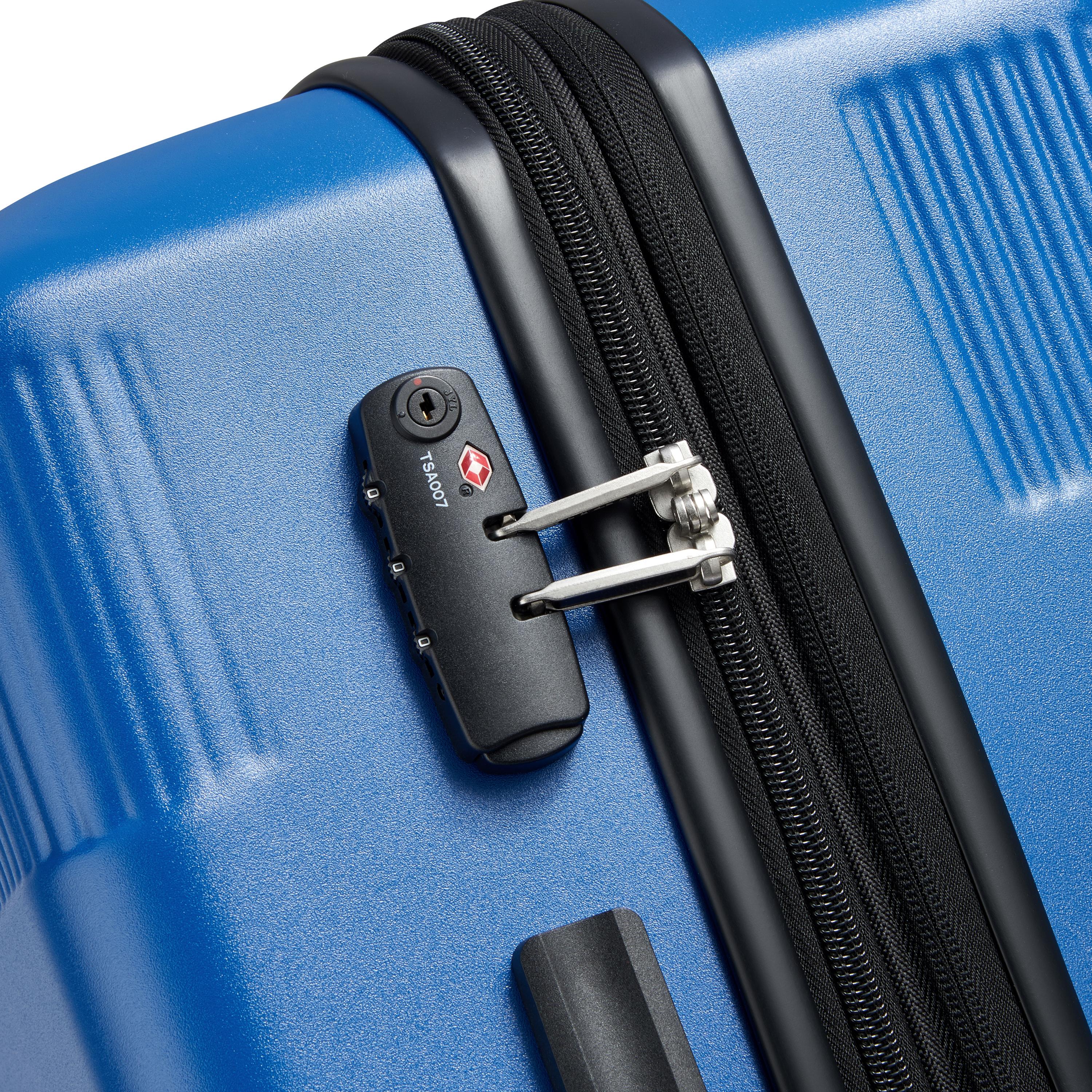 Voir la diapositive 4 : DELSEY Valise Benetton ABS 55cm 8 roues - Bleu