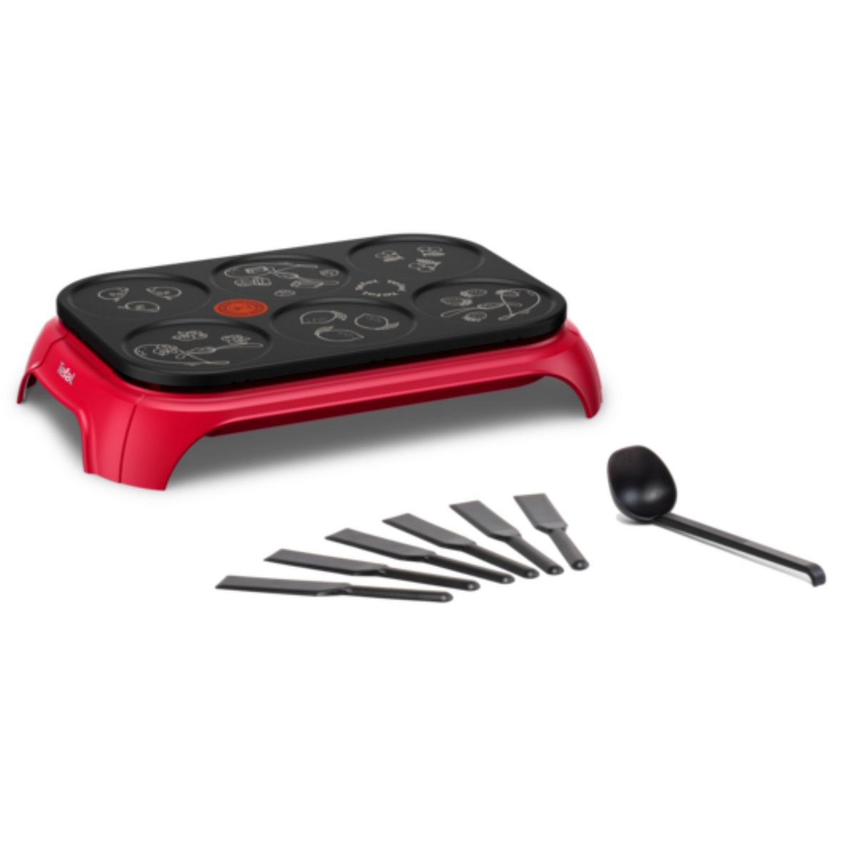 TEFAL Appareil à crêpes PY55C5FO - Rouge